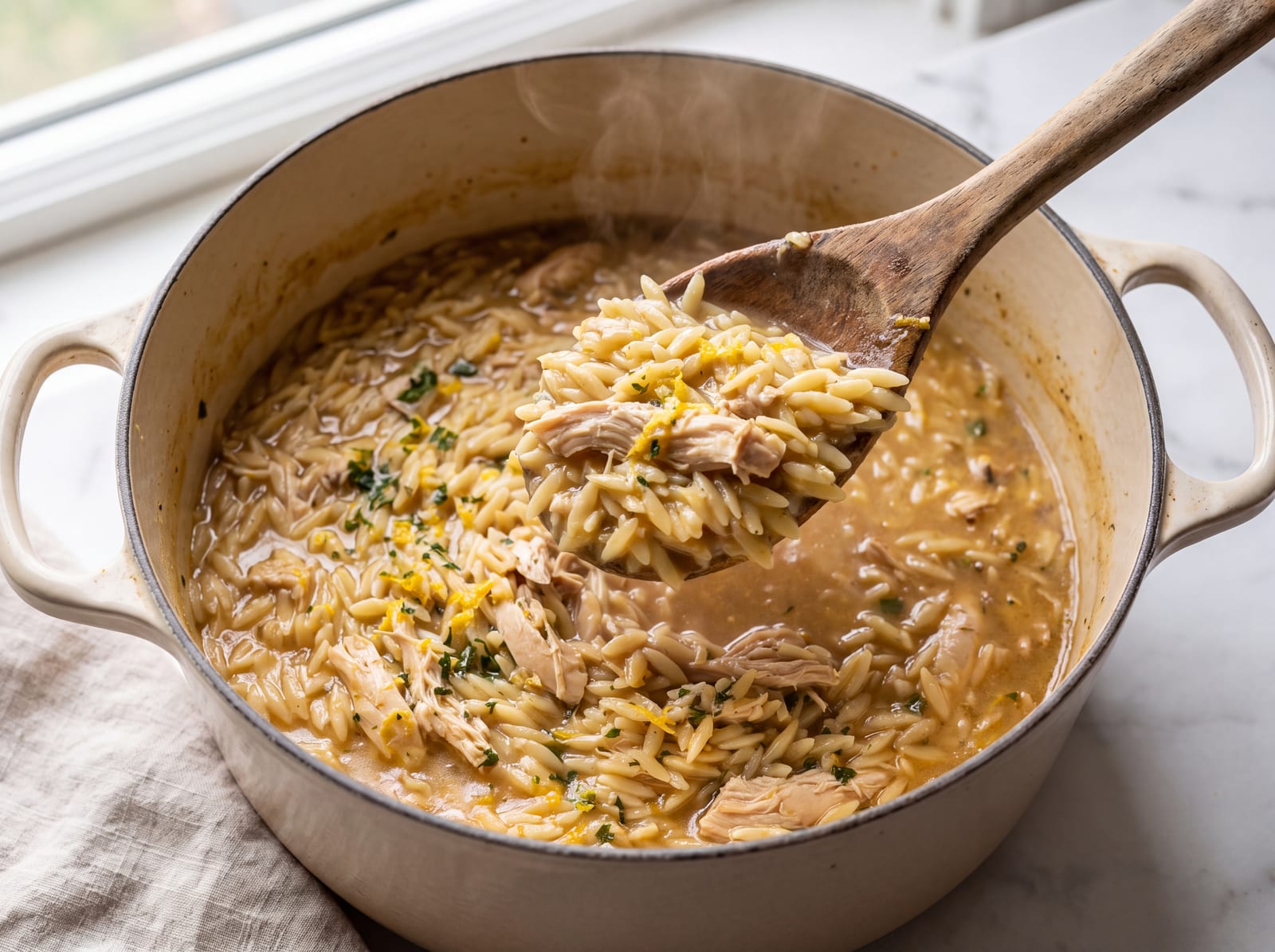 Lemon Chicken and Orzo — step 6