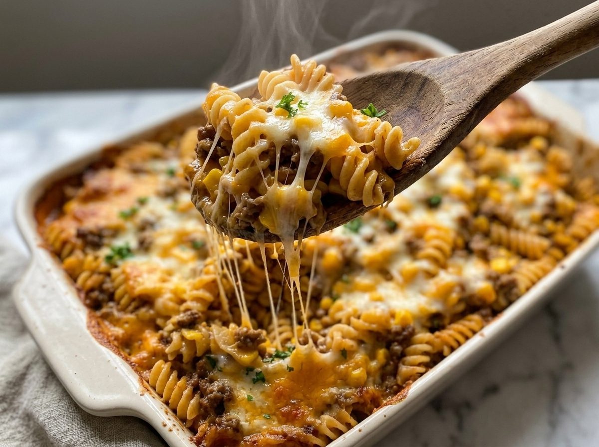Loaded Cheddar Ranch Beef Pasta Bake — step 9