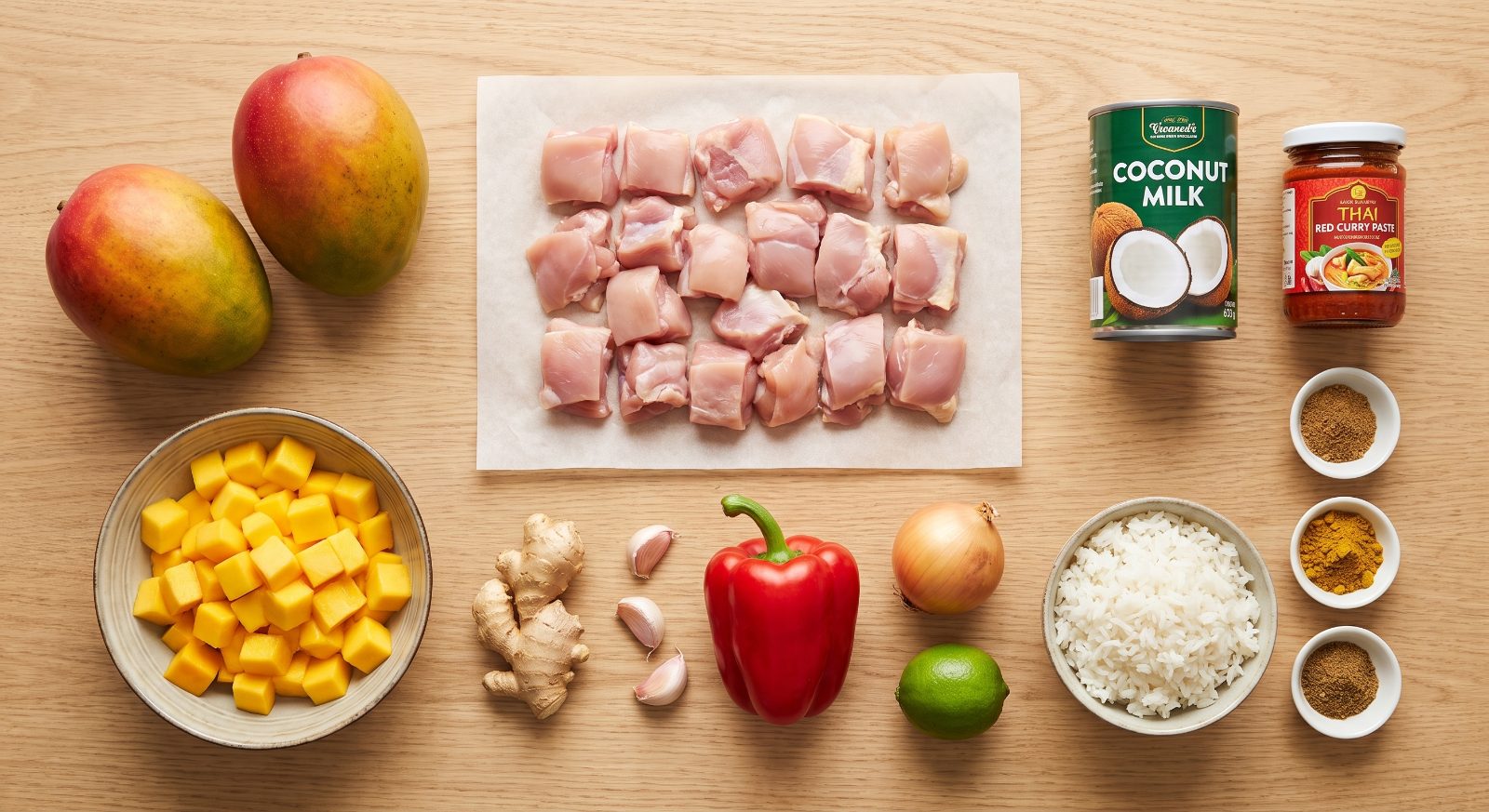 Mango Chicken Curry ingredients