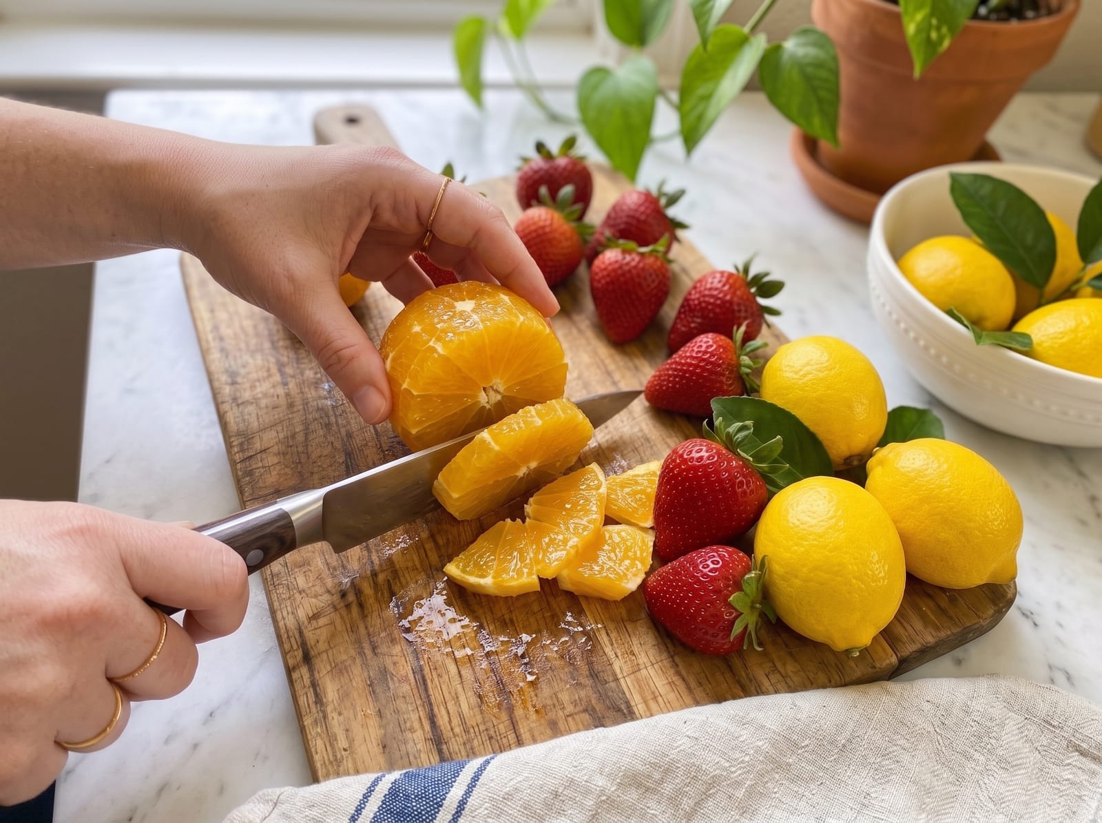 Mango Strawberry Orange Lemonade | Fresh Tropical Summer Drink ππ₯π β step 3