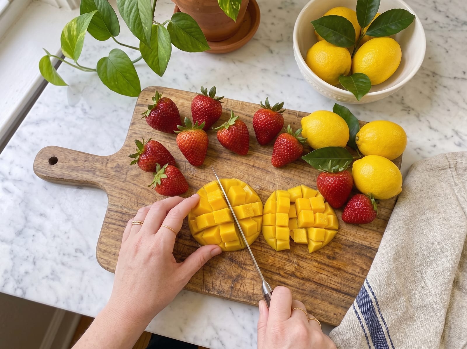 Mango Strawberry Orange Lemonade | Fresh Tropical Summer Drink ππ₯π β step 4