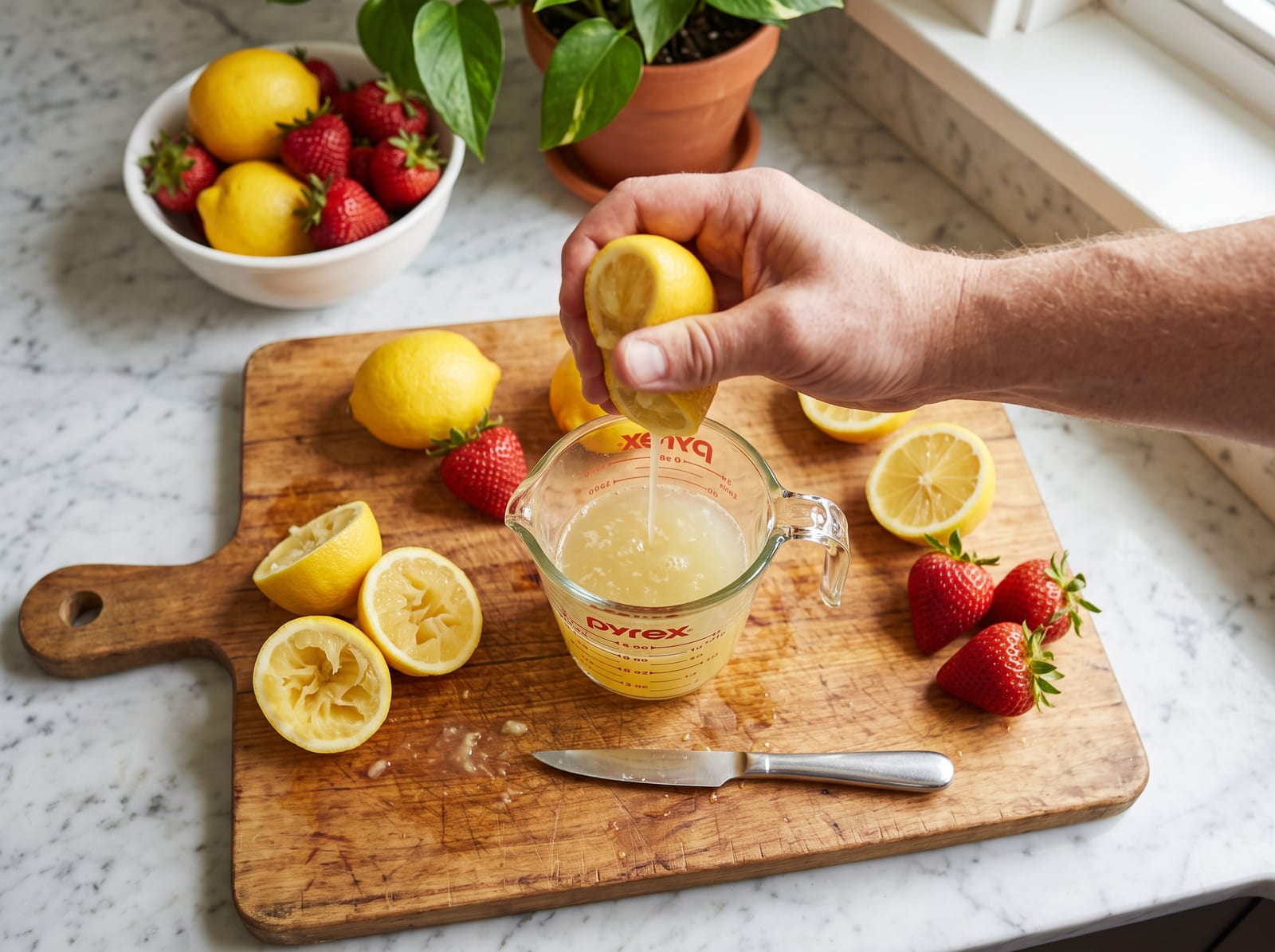 Mango Strawberry Orange Lemonade | Fresh Tropical Summer Drink ππ₯π β step 7