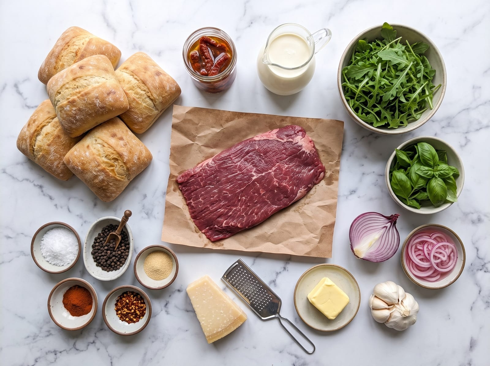 Marry Me Steak Sandwich ingredients