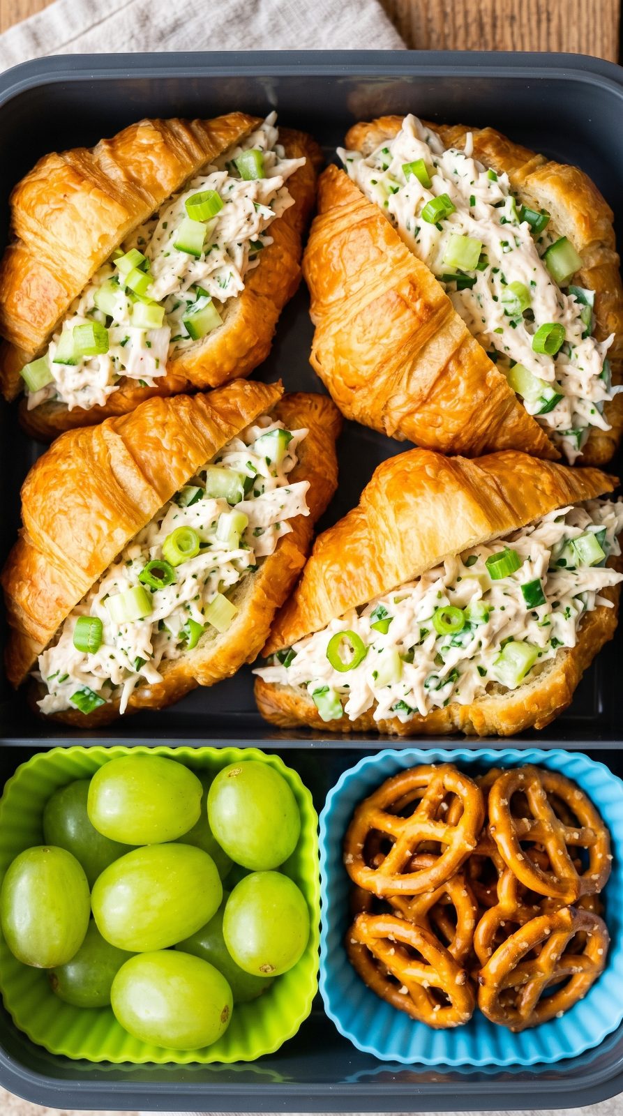 Mini Croissant Chicken Salad Bento Box