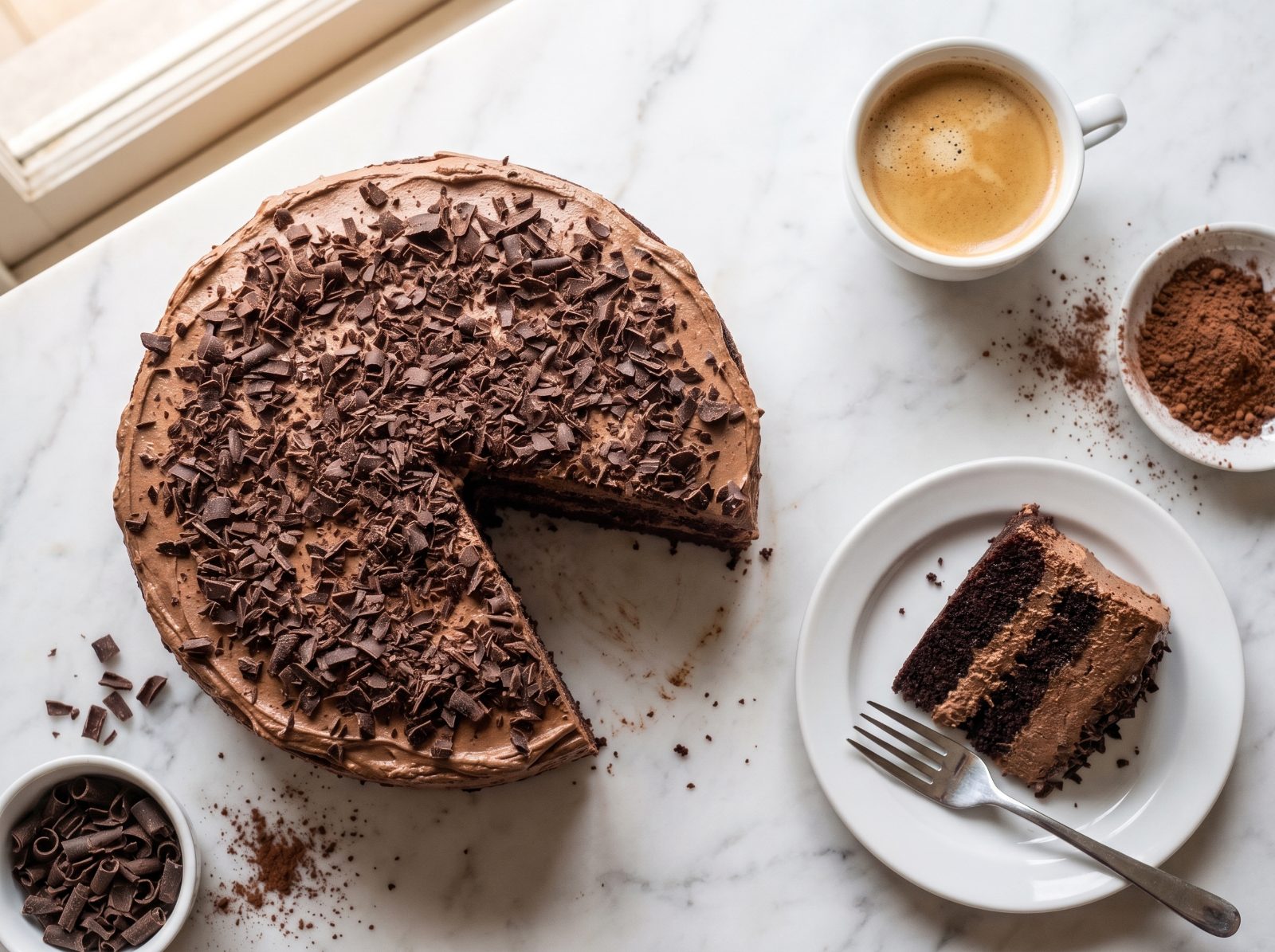 Mocha Chocolate Cake — step 5