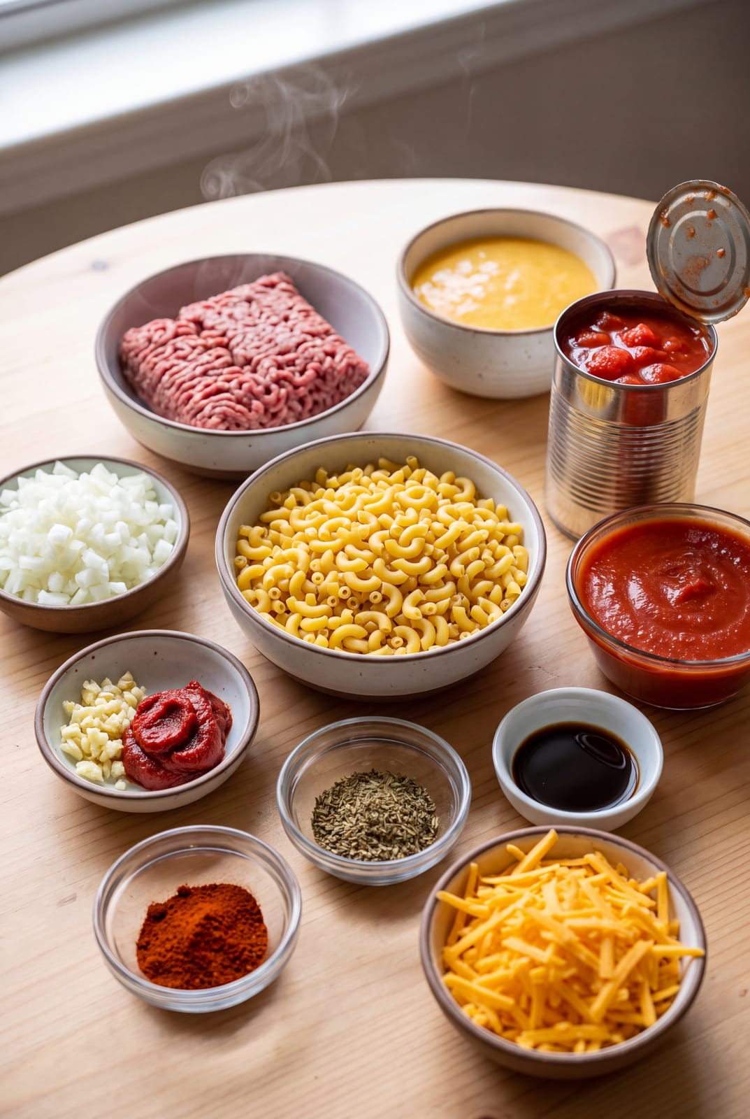 Old-Fashioned American Goulash ingredients
