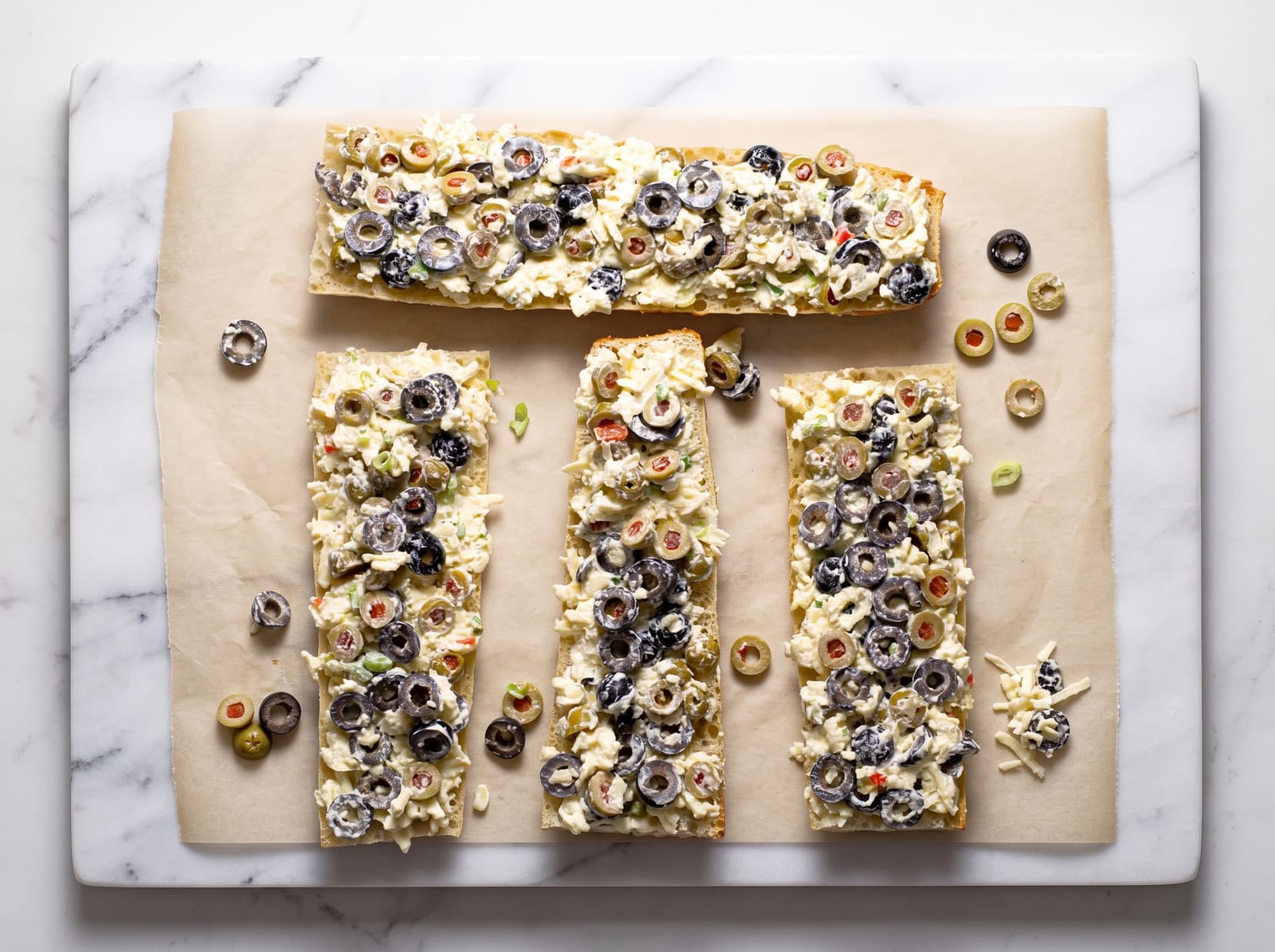 Olive Cheese Bread — step 1