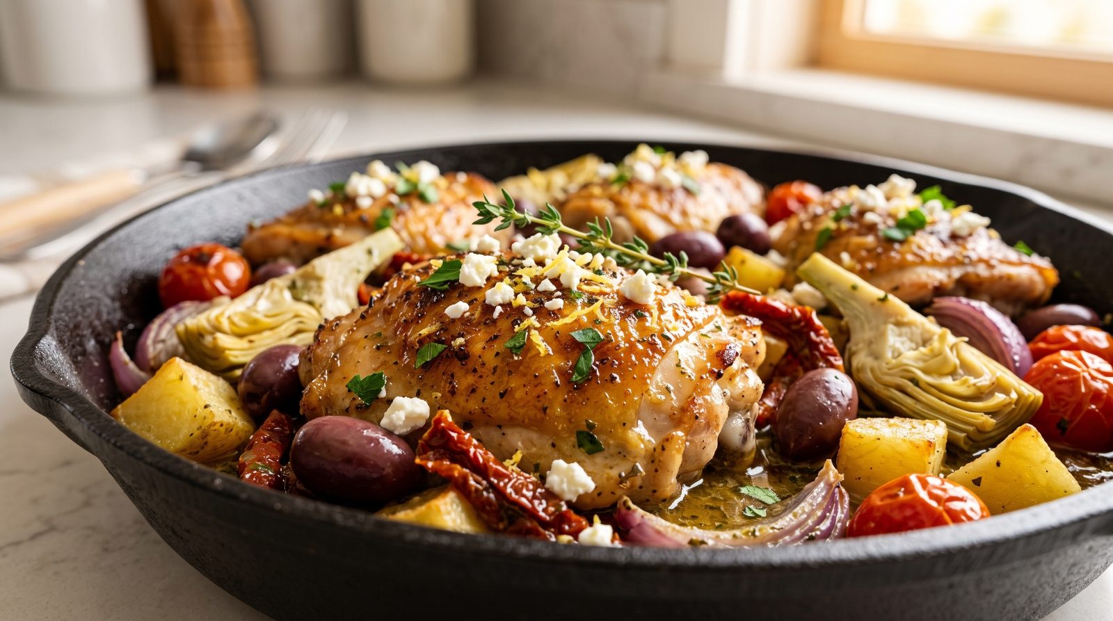 One-Pan Mediterranean Lemon Herb Chicken — step 7