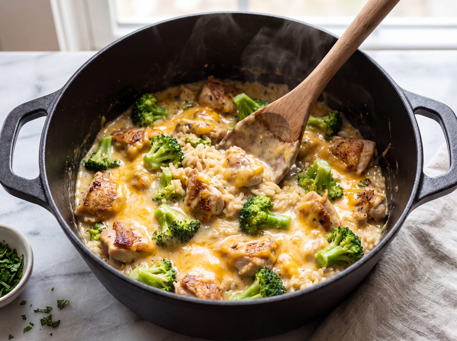 One Pot Chicken Broccoli & Rice — step 7
