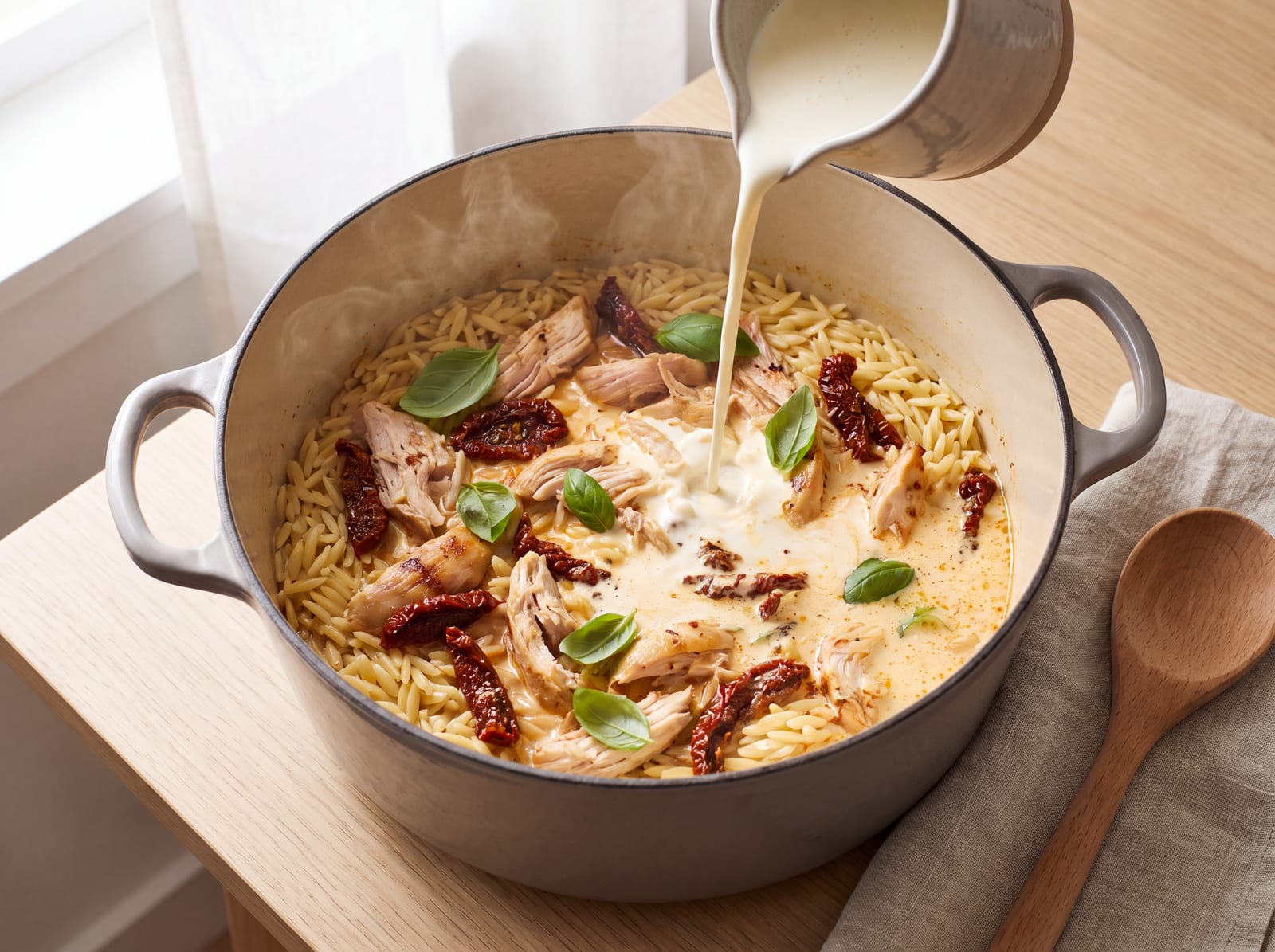 One Pot Italian Chicken Orzo — step 7