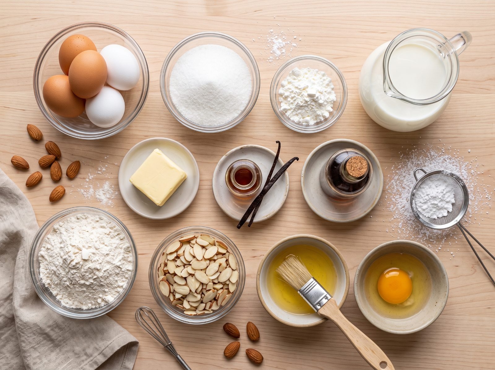 Paris-Brest ingredients