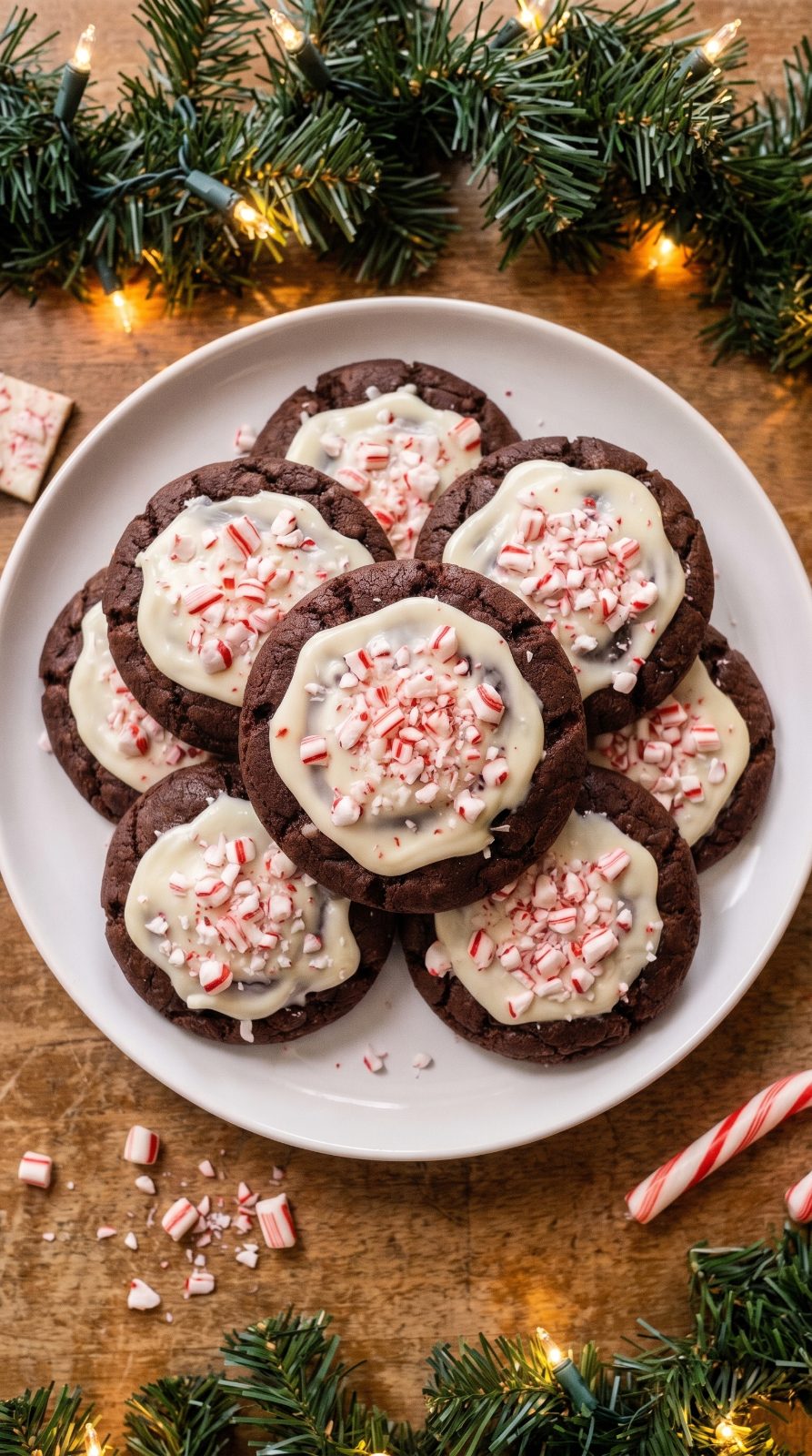 Peppermint Bark Cookies