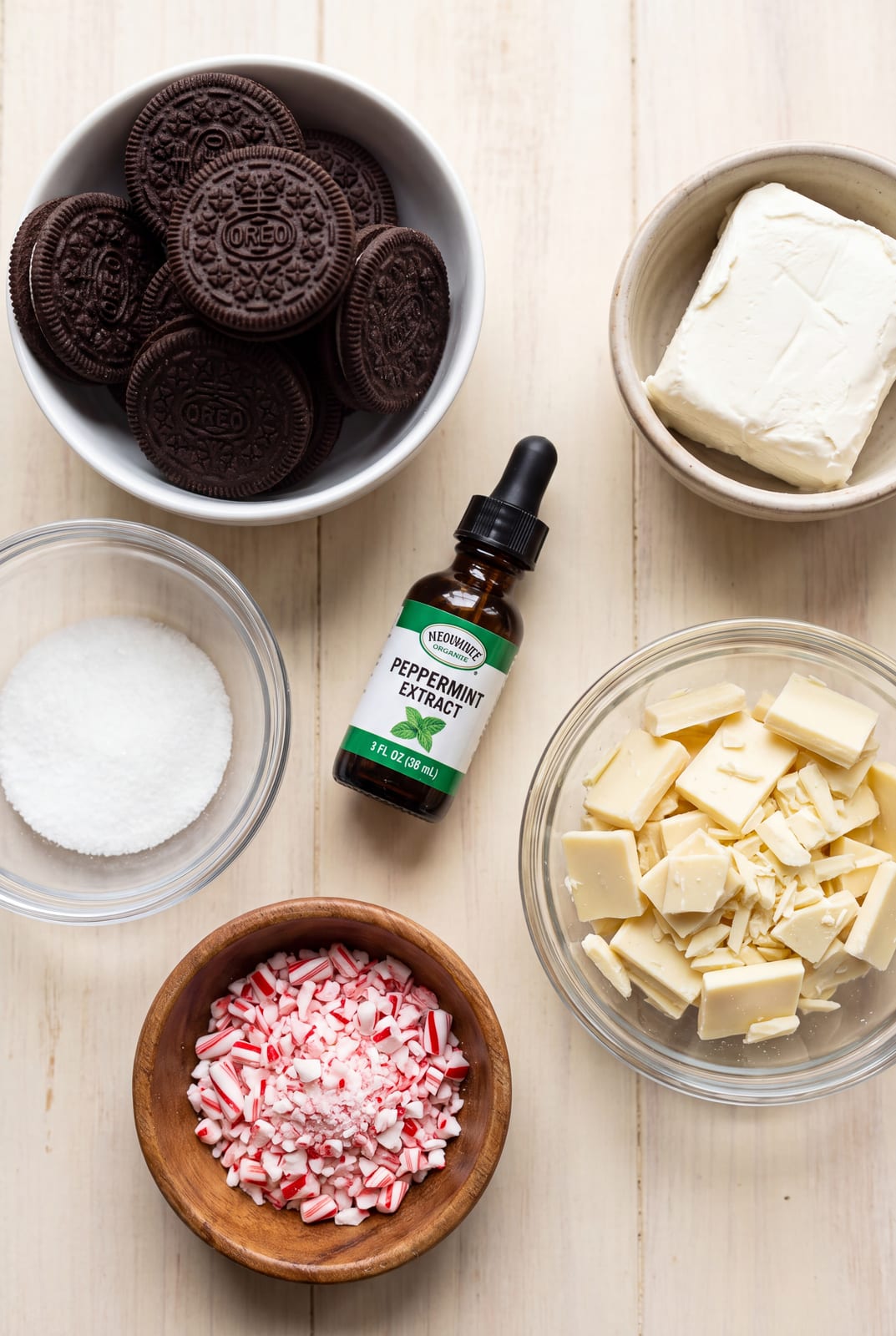 Peppermint Oreo Truffles ingredients