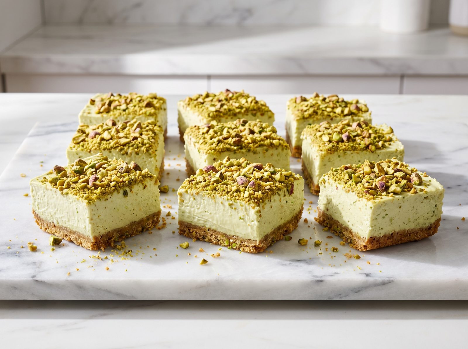 Pistachio Cheesecake Bars — step 5