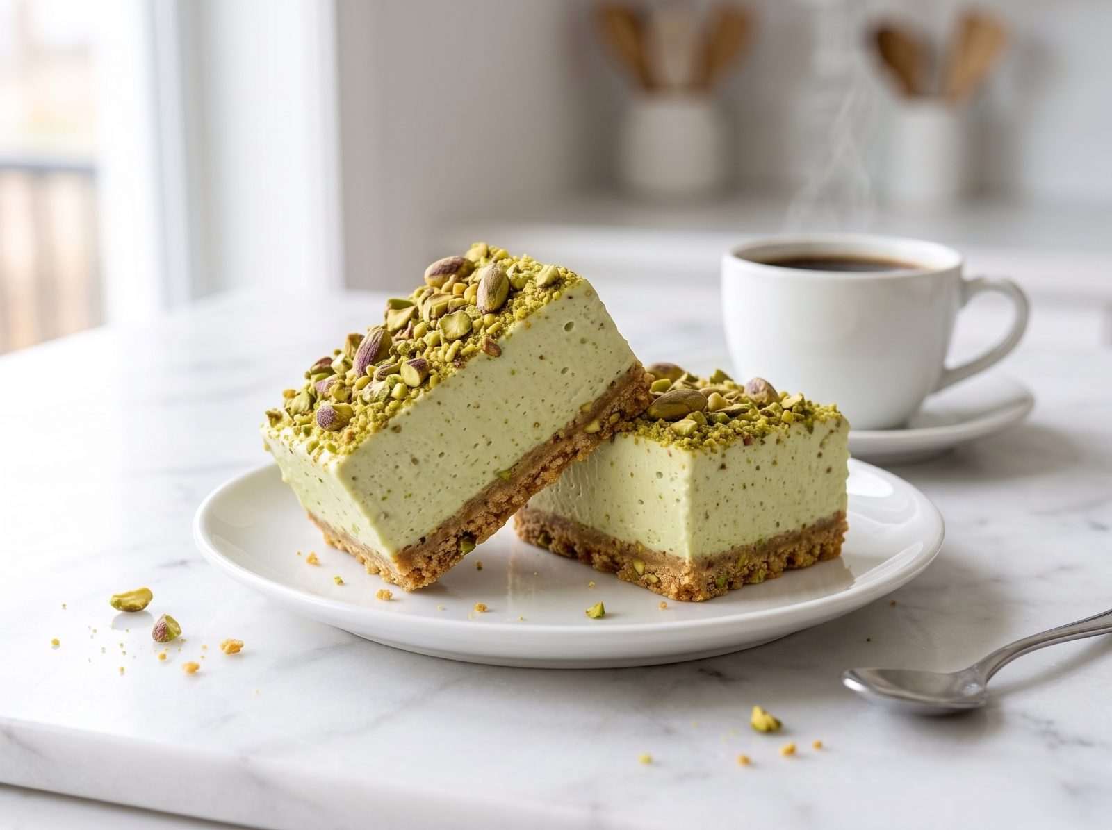 Pistachio Cheesecake Bars — step 7