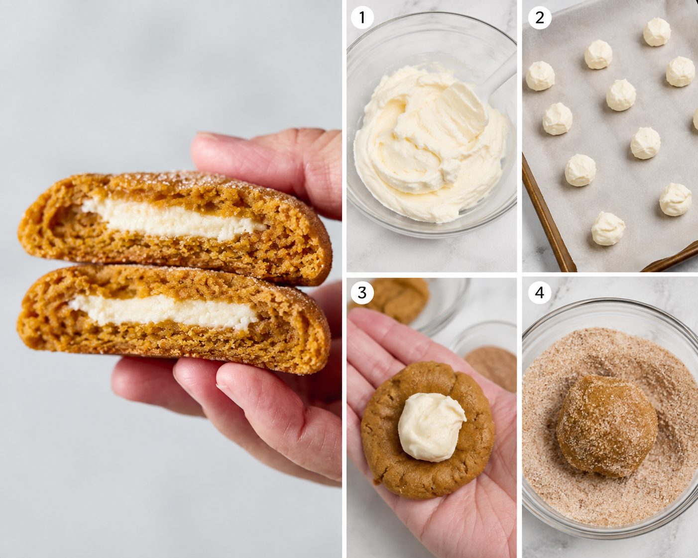 Pumpkin Cheesecake Cookies — step 8