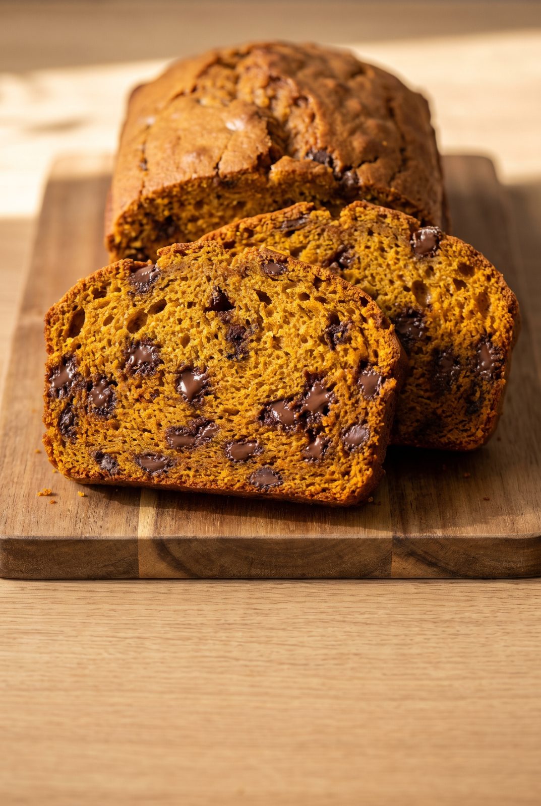 Pumpkin Chocolate Chip Bread