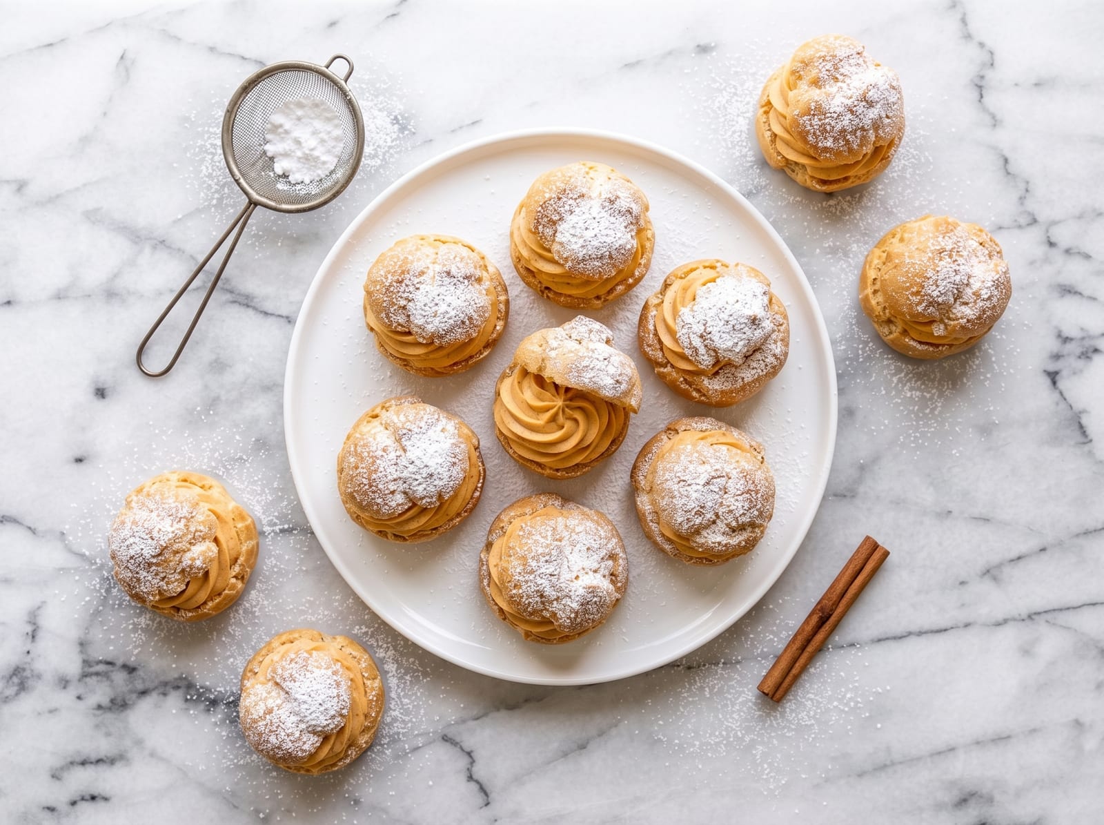 Pumpkin Cream Puffs — step 2