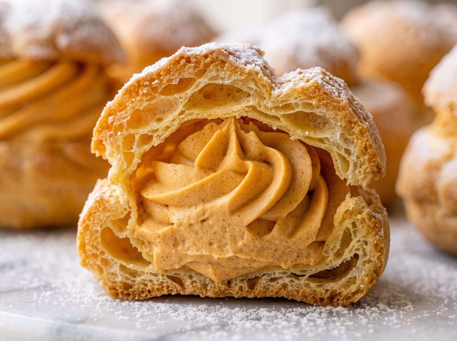Pumpkin Cream Puffs — step 3