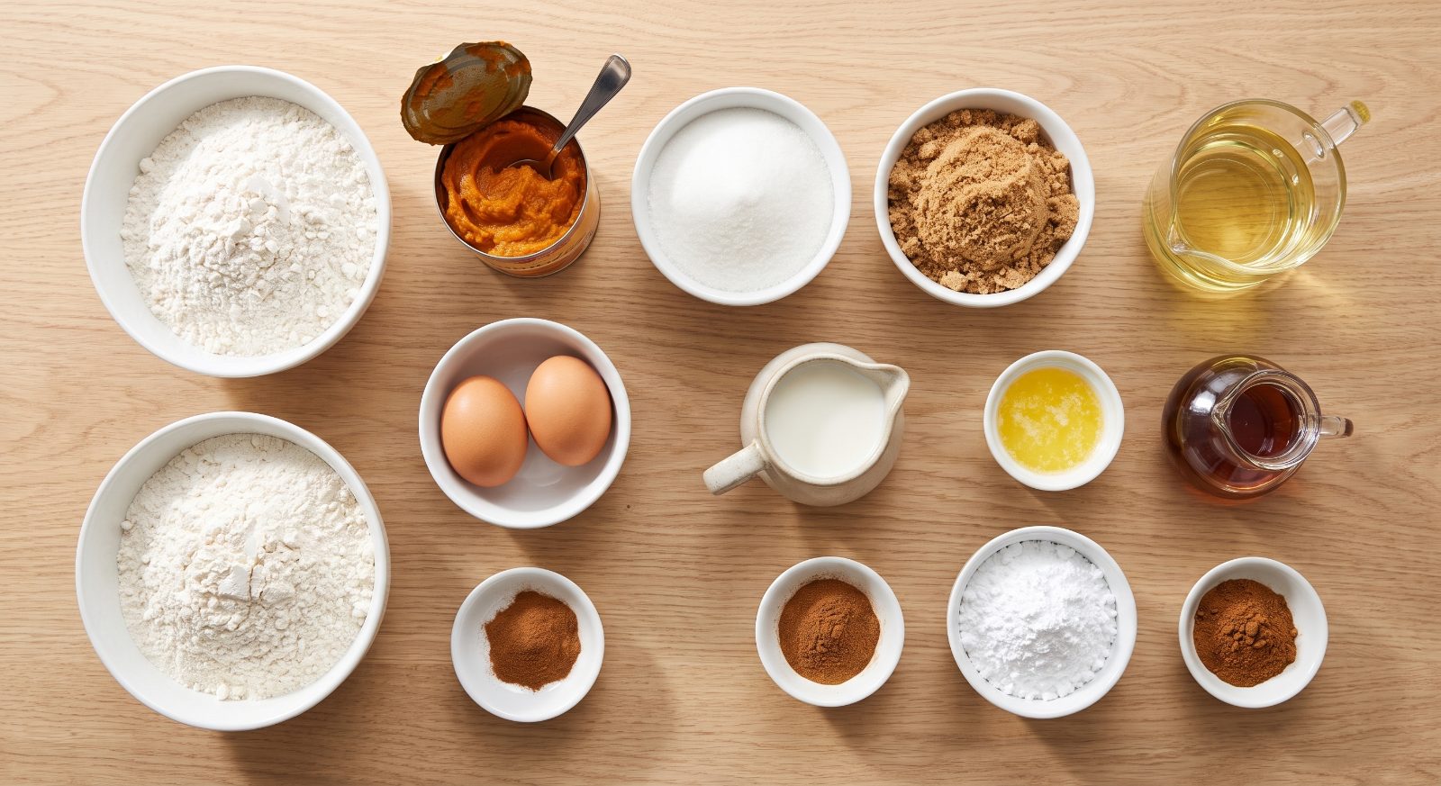 Pumpkin Crumb Cake Muffins ingredients