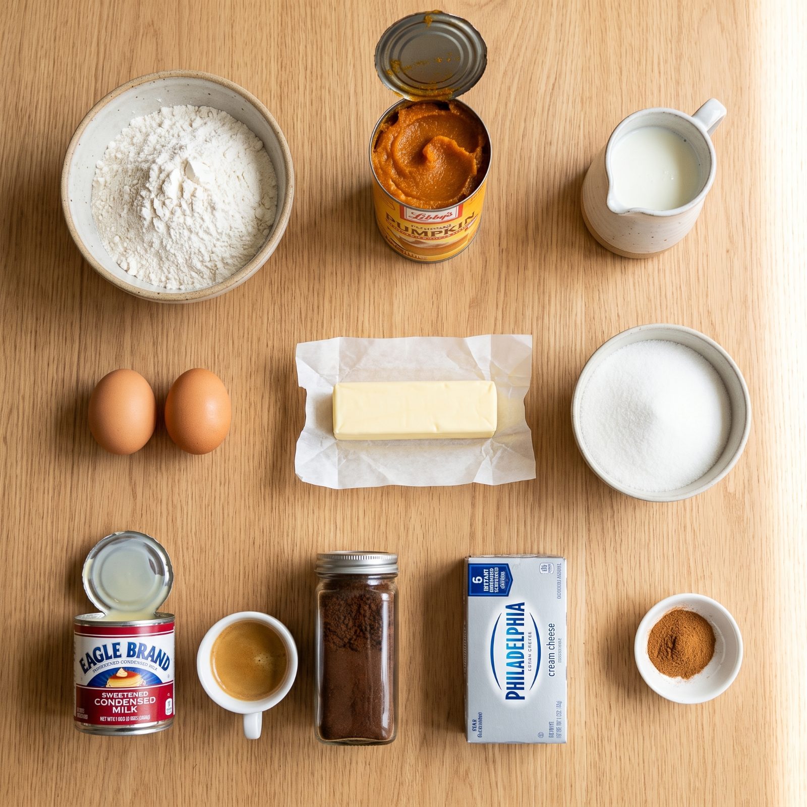Pumpkin Spice Latte Cake ingredients