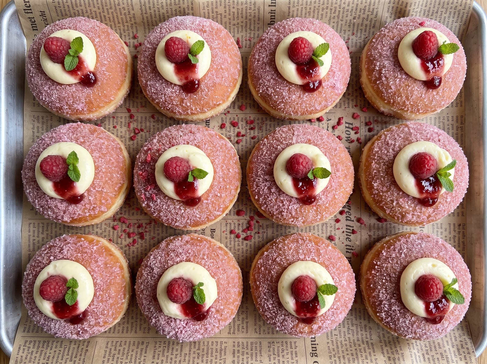 Raspberry Cheesecake Donuts ingredients