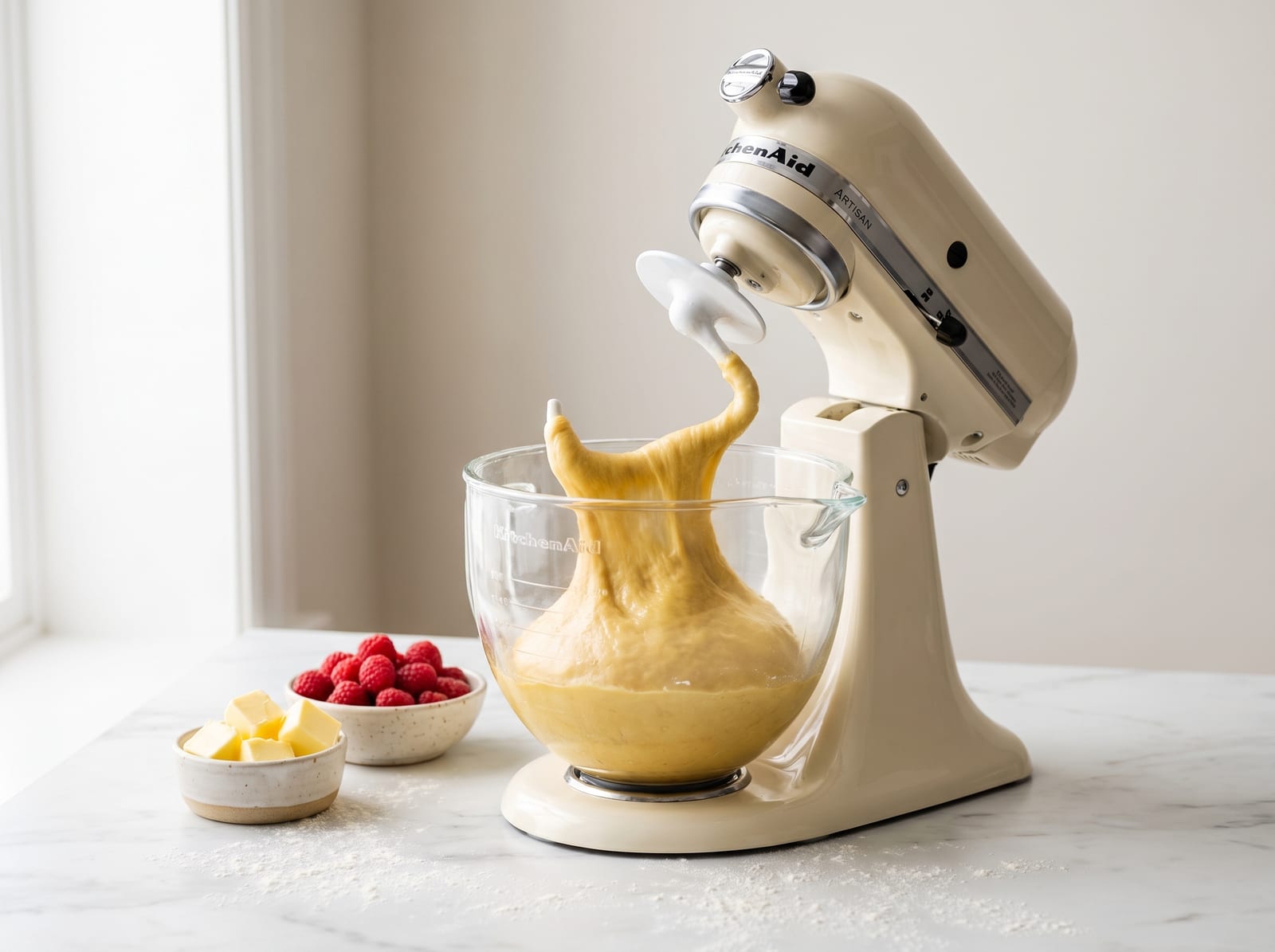 Raspberry Cheesecake Donuts — step 1