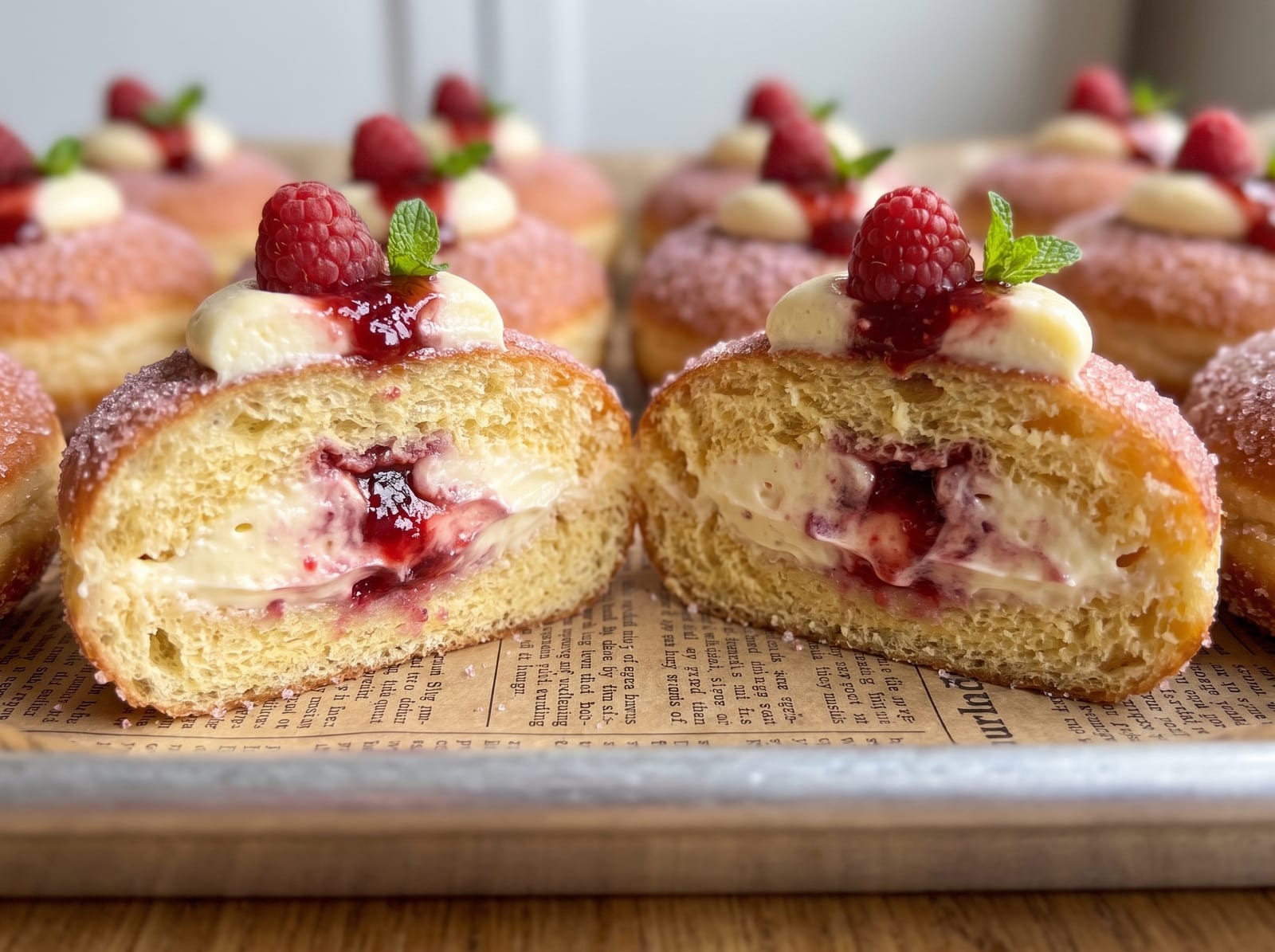 Raspberry Cheesecake Donuts — step 9