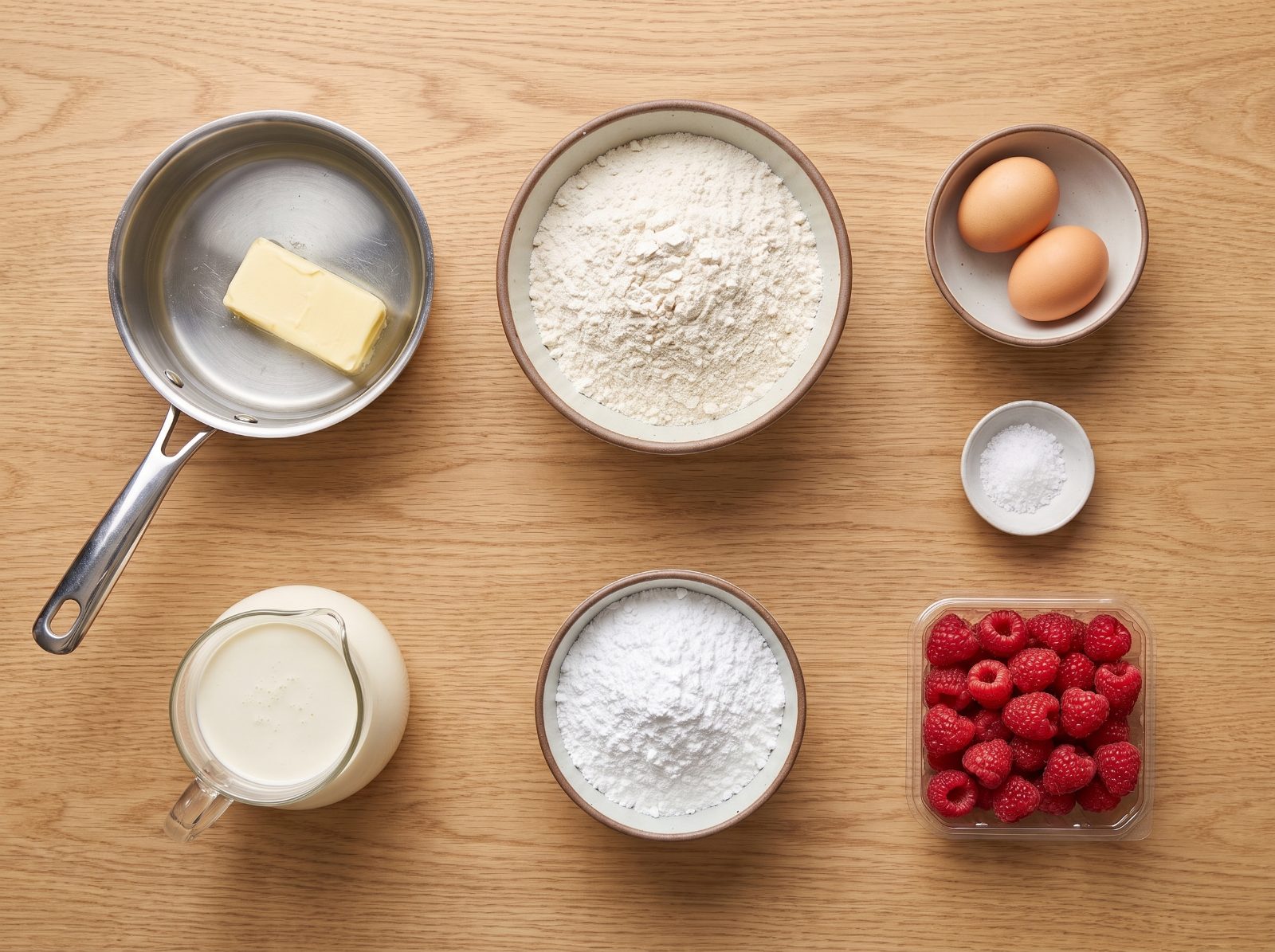 Raspberry Cream Puffs ingredients