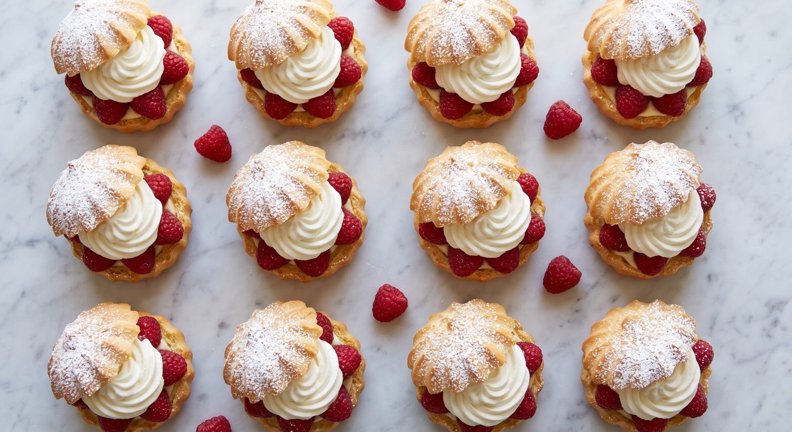 Raspberry Cream Puffs — step 9