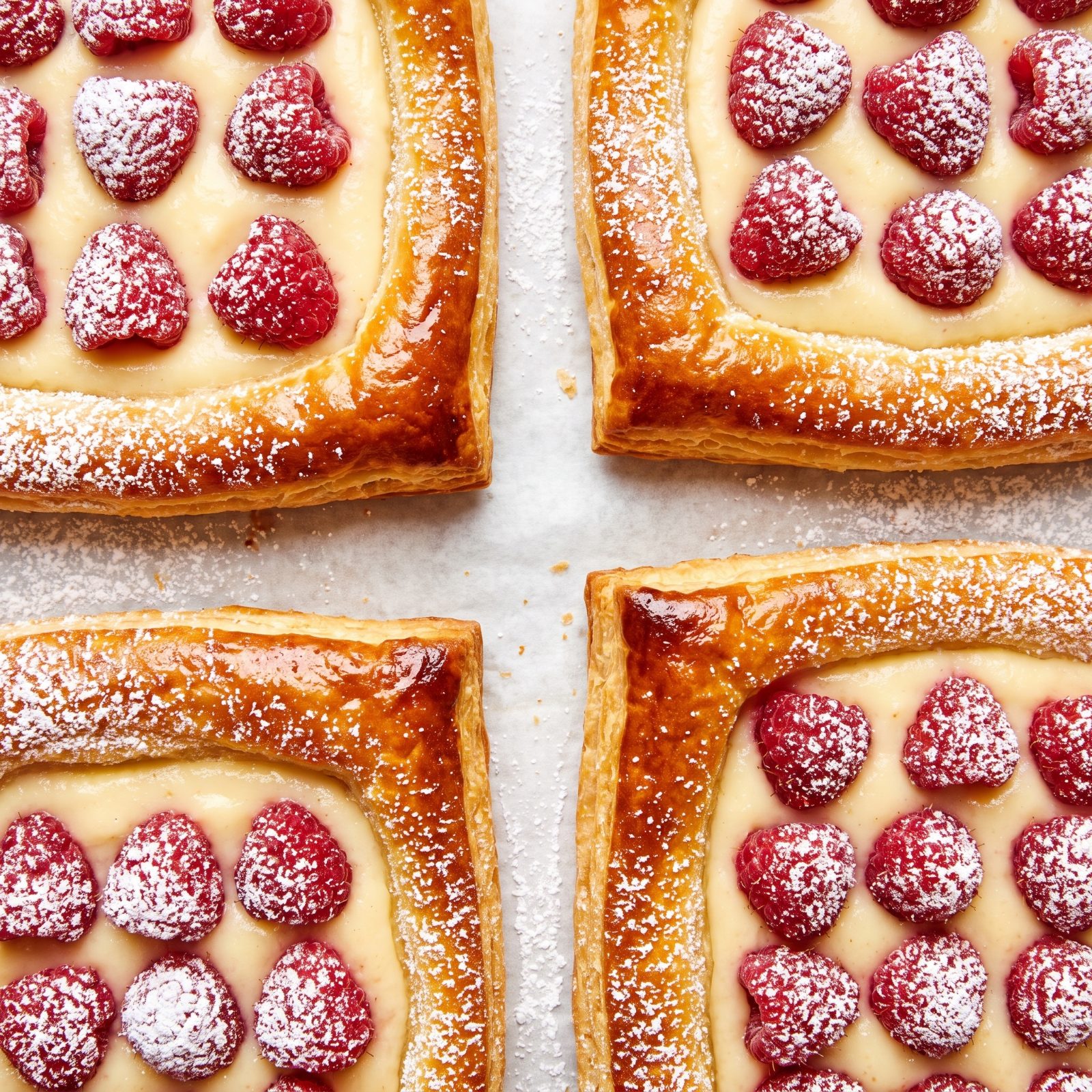 Raspberry Puff Pastry Tarts — step 13