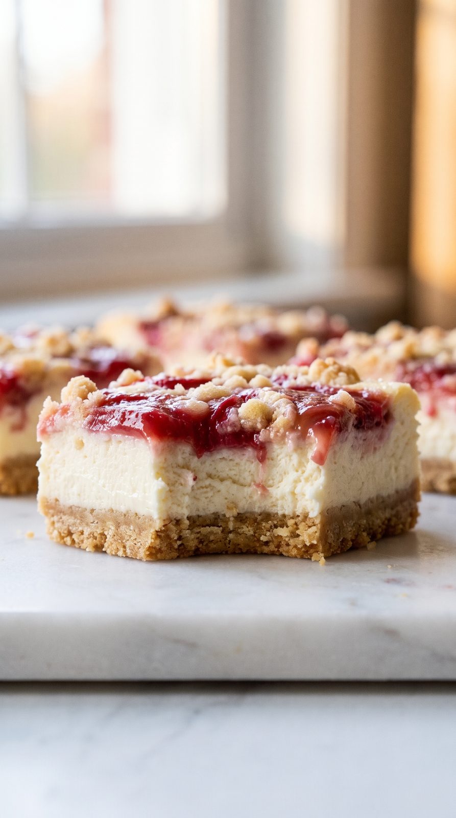 Rhubarb Cream Cheese Bars