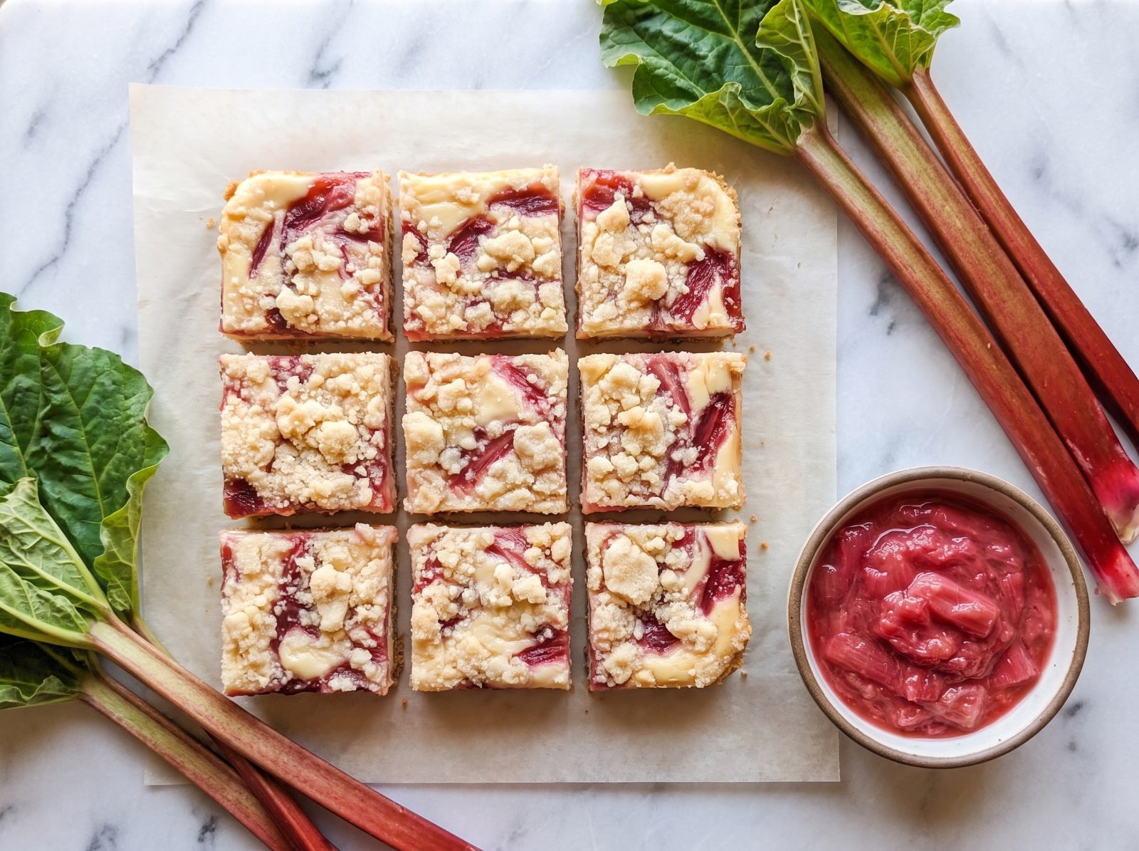 Rhubarb Cream Cheese Bars — step 4