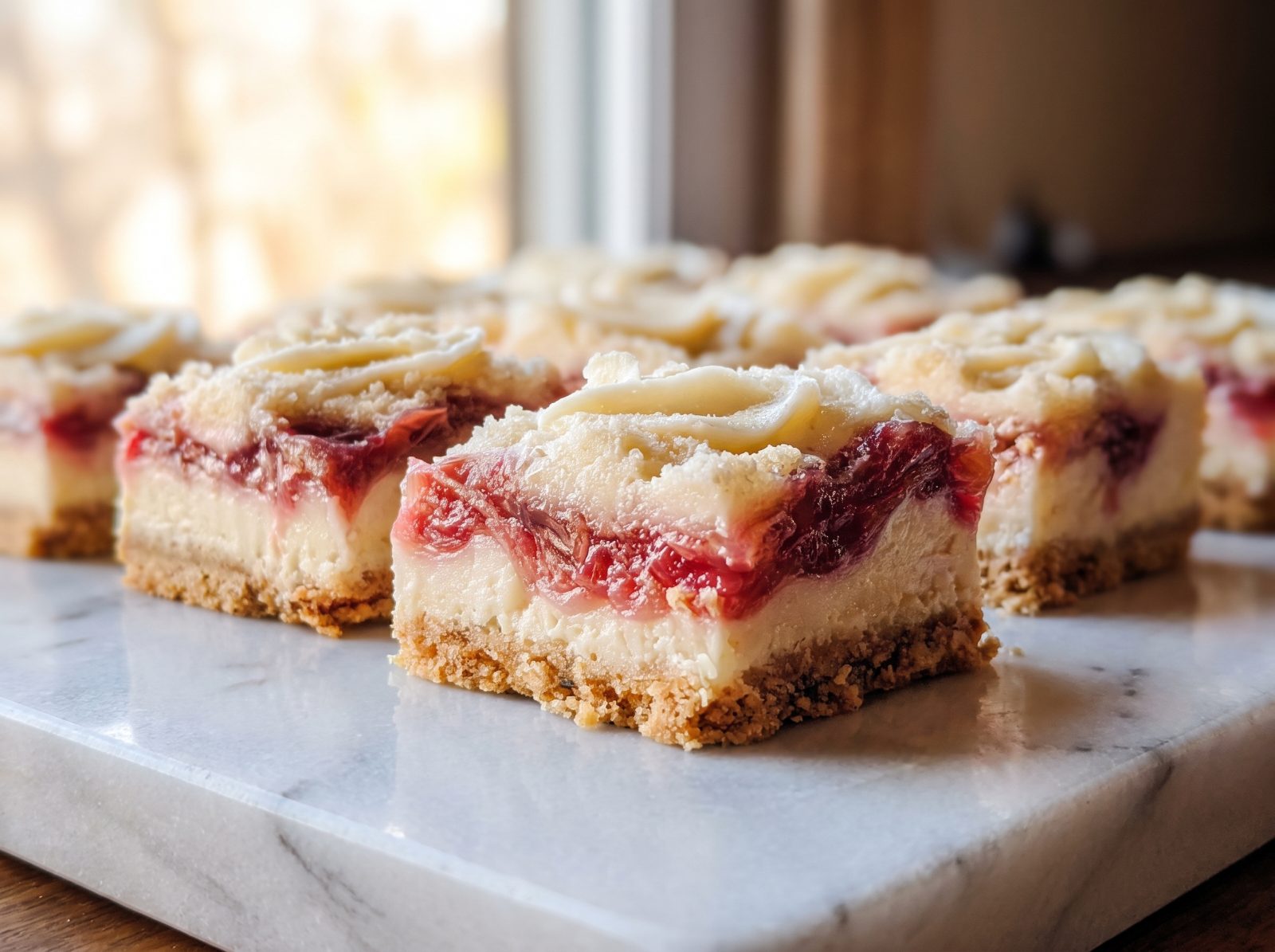 Rhubarb Cream Cheese Bars — step 5