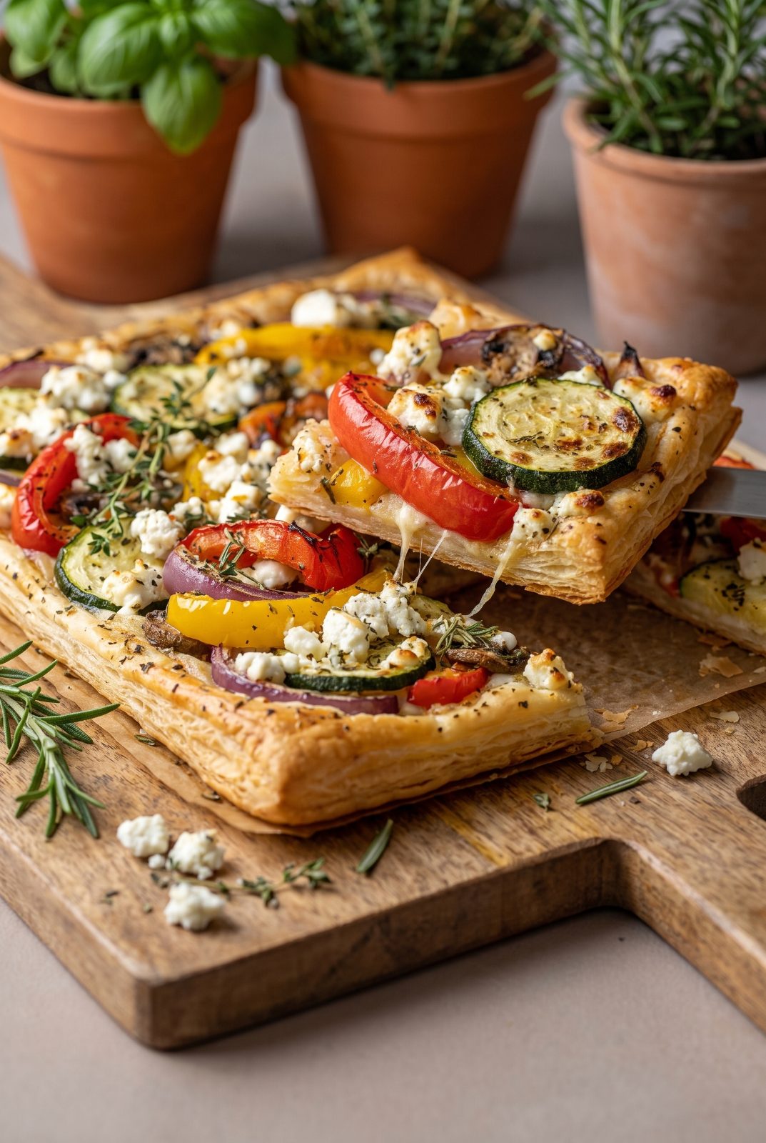 Roasted Veggie Tart