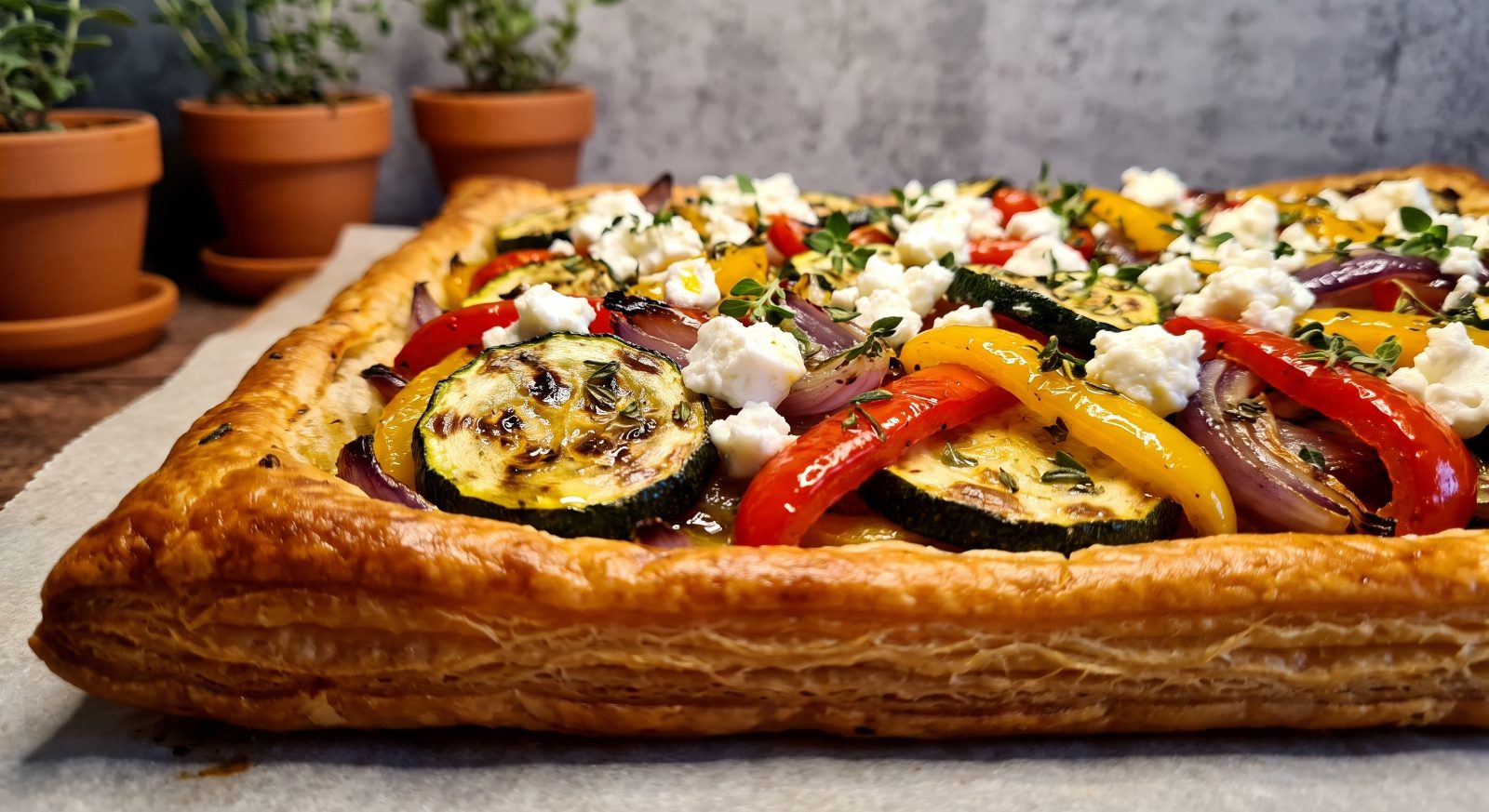 Roasted Veggie Tart — step 8