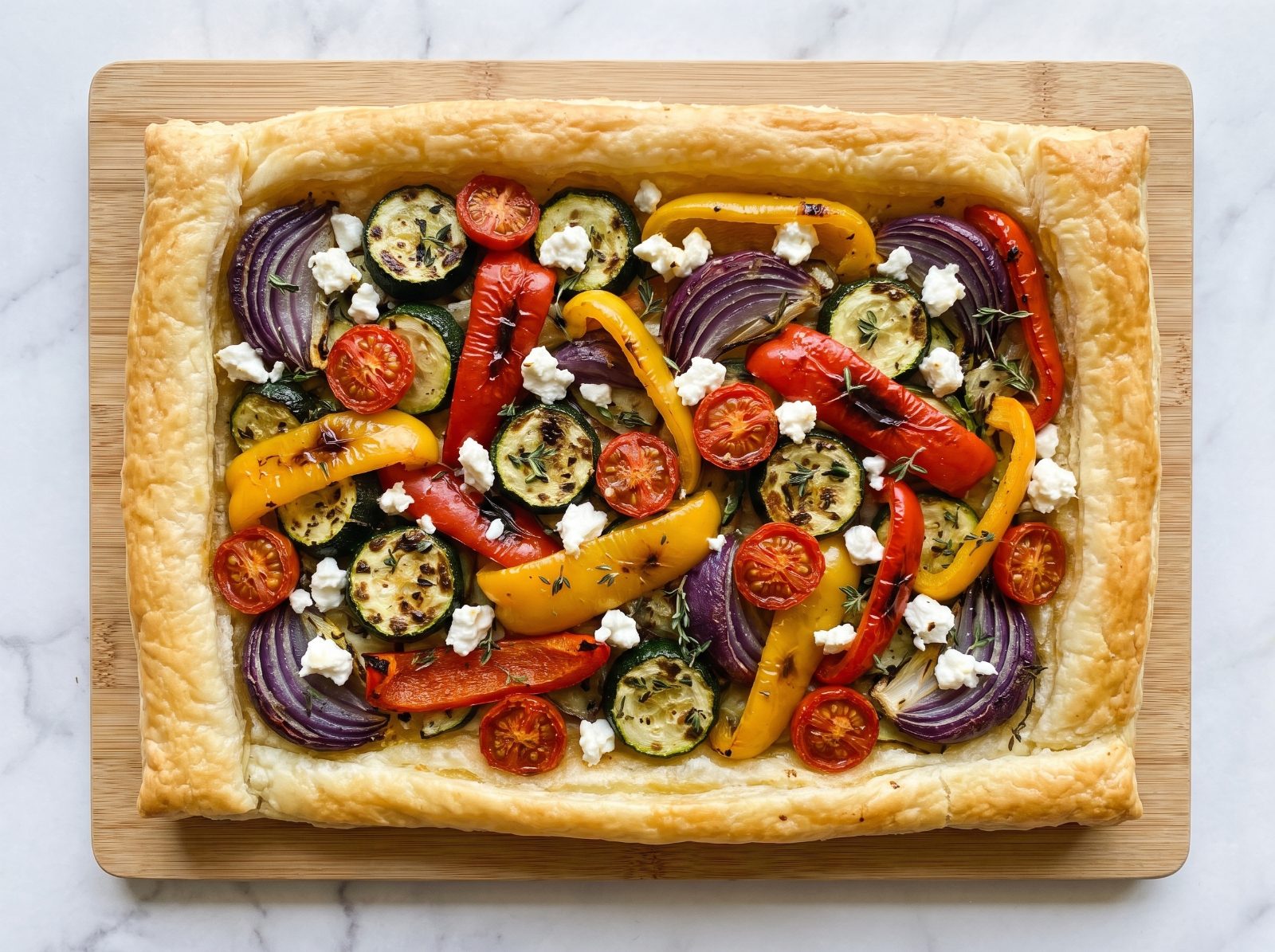 Roasted Veggie Tart — step 9