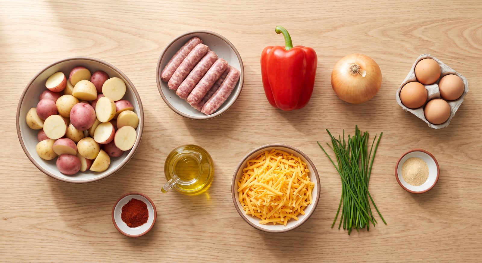 Sheet Pan Breakfast Hash ingredients