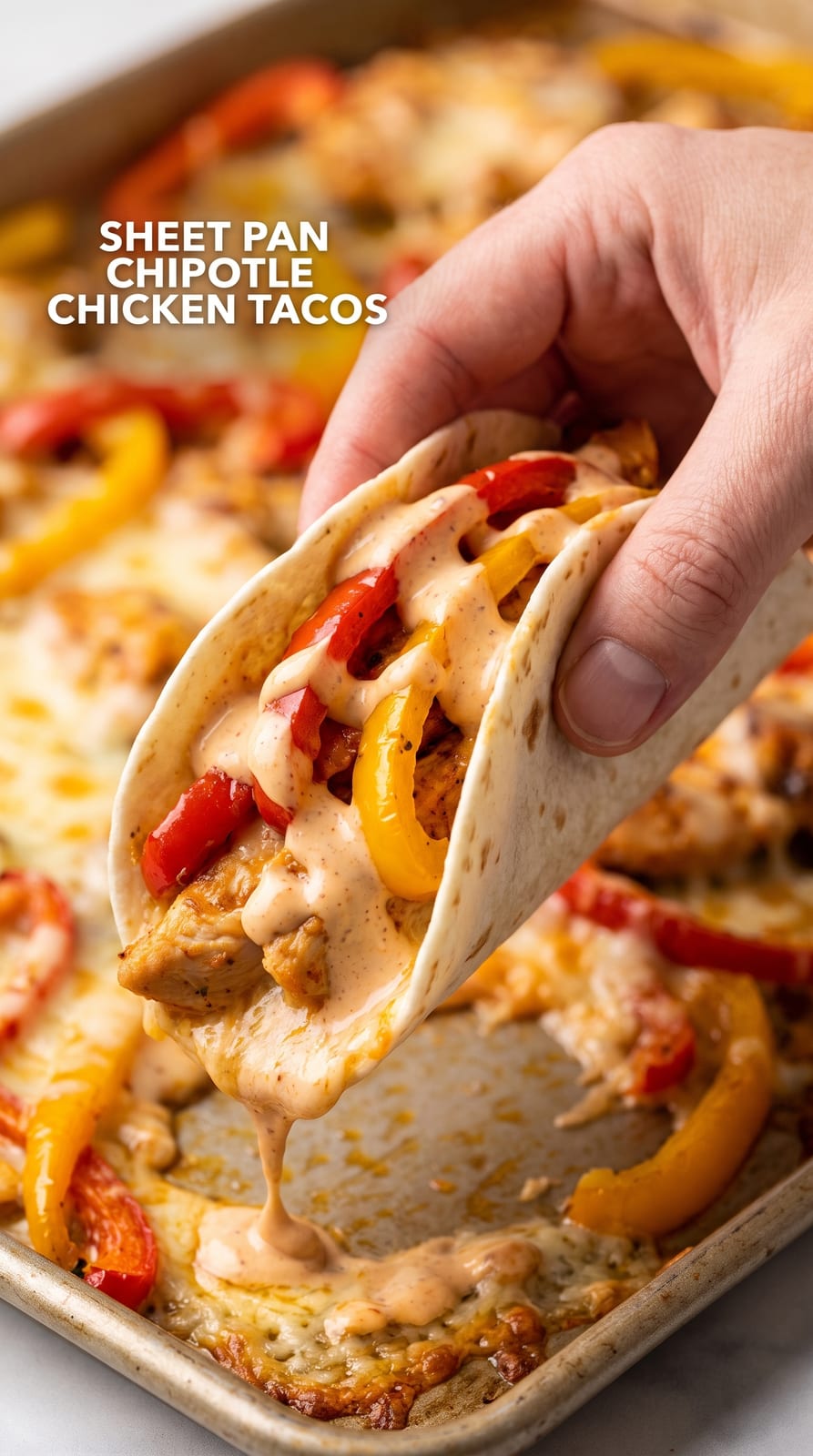 Sheet Pan Chipotle Chicken Tacos