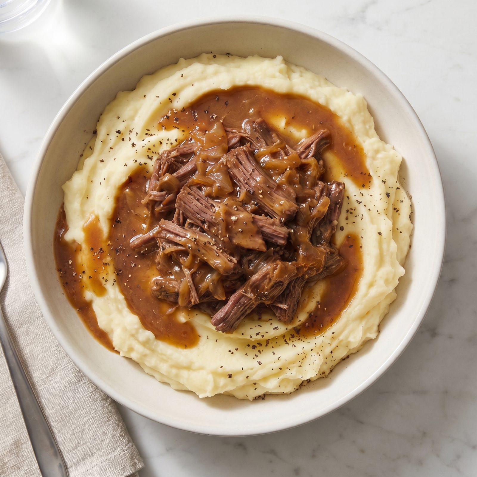 Slow Cooker Beef Manhattan