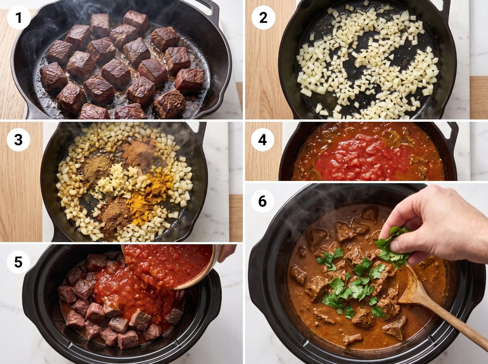 Slow Cooker Indian Beef Curry — step 4