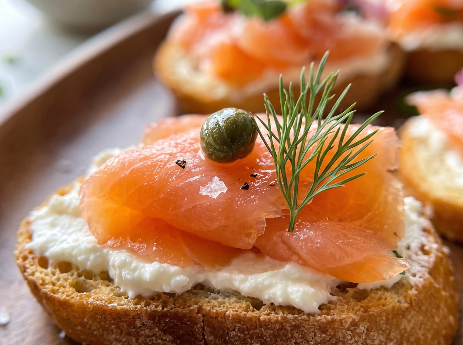Smoked Salmon Crostini — step 2