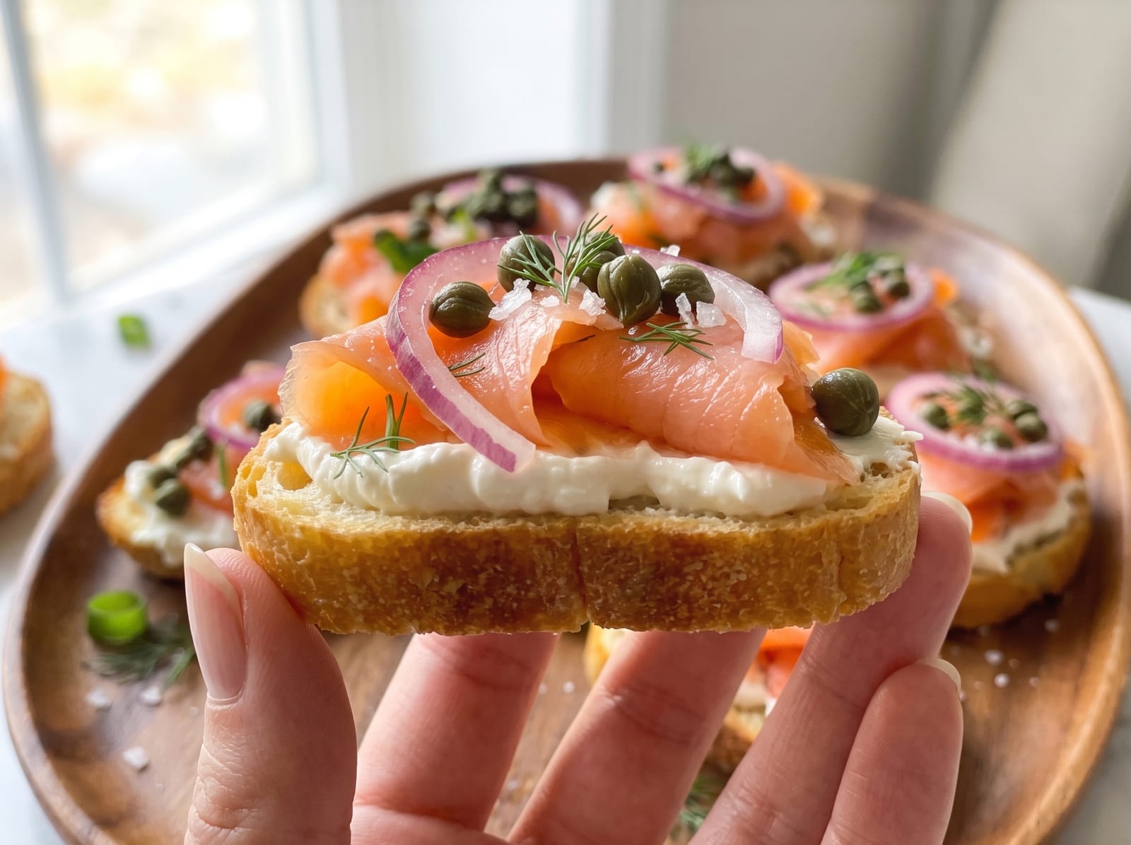 Smoked Salmon Crostini — step 3