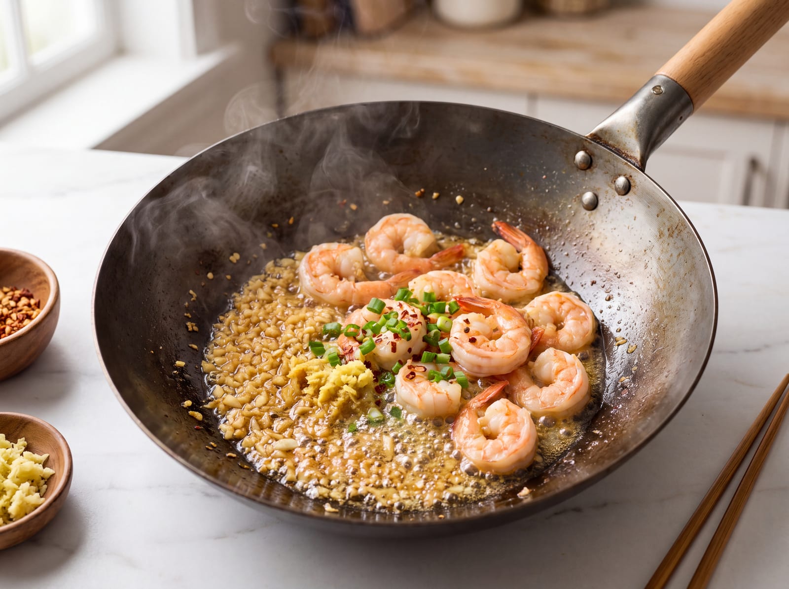 Spicy Szechuan Shrimp and Broccoli — step 5