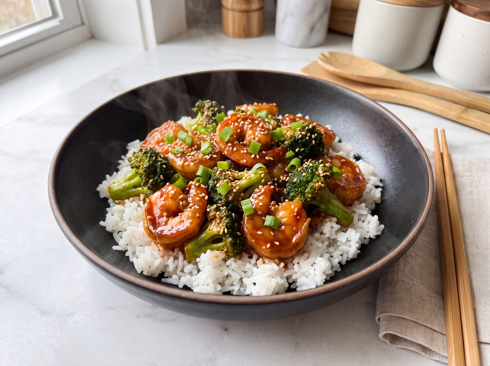 Spicy Szechuan Shrimp and Broccoli — step 8