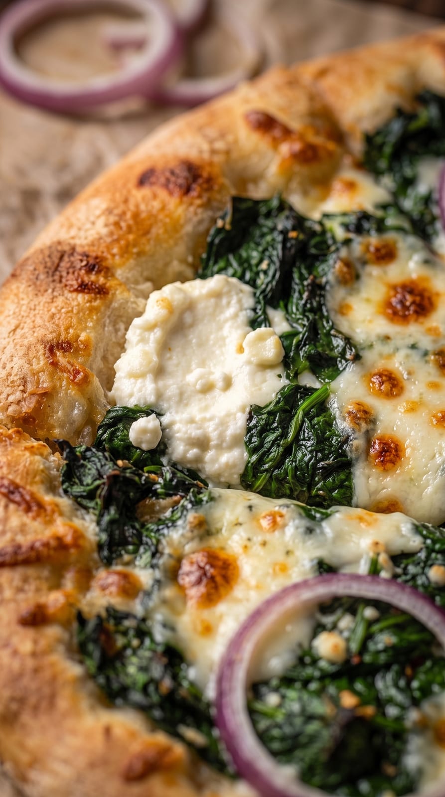 Spinach Ricotta Pizza