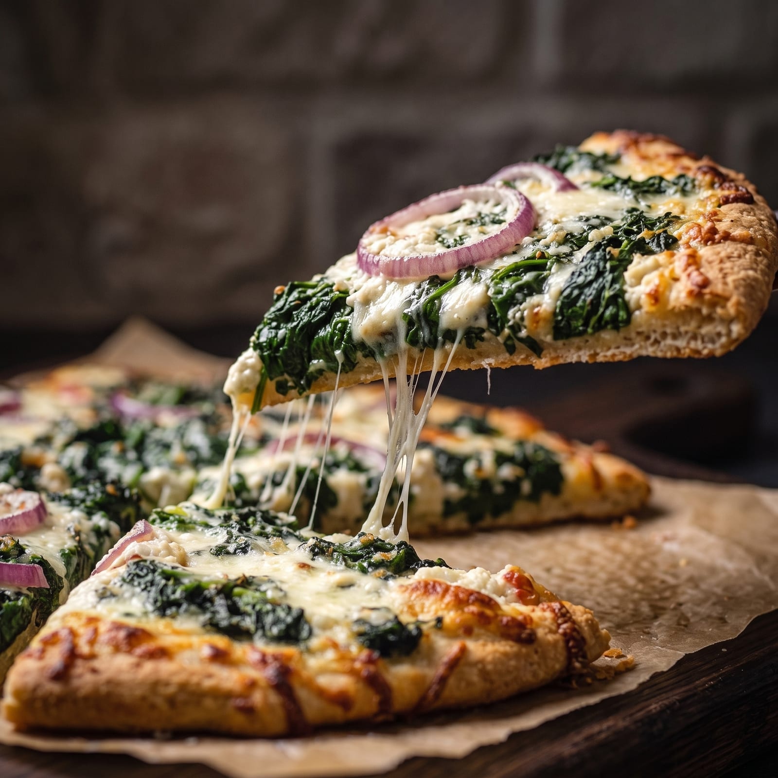 Spinach Ricotta Pizza — step 2