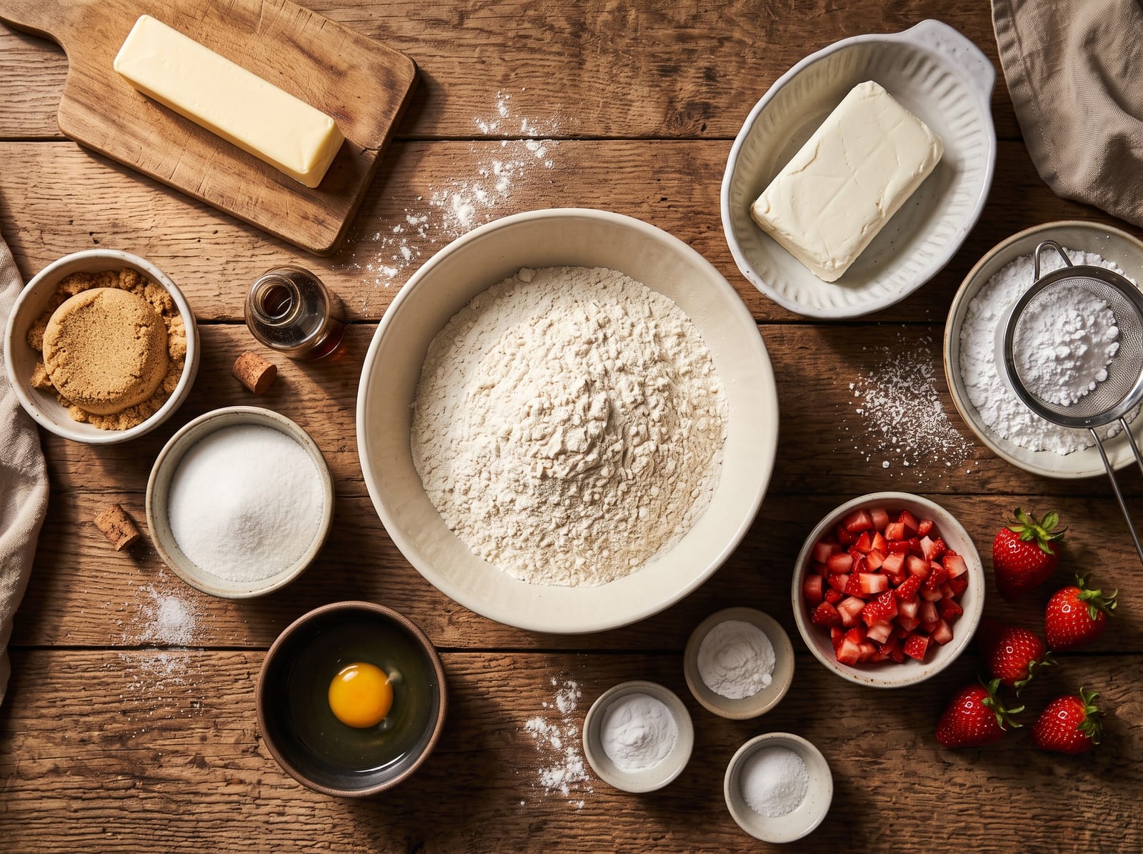 Strawberry Cheesecake Cookies ingredients