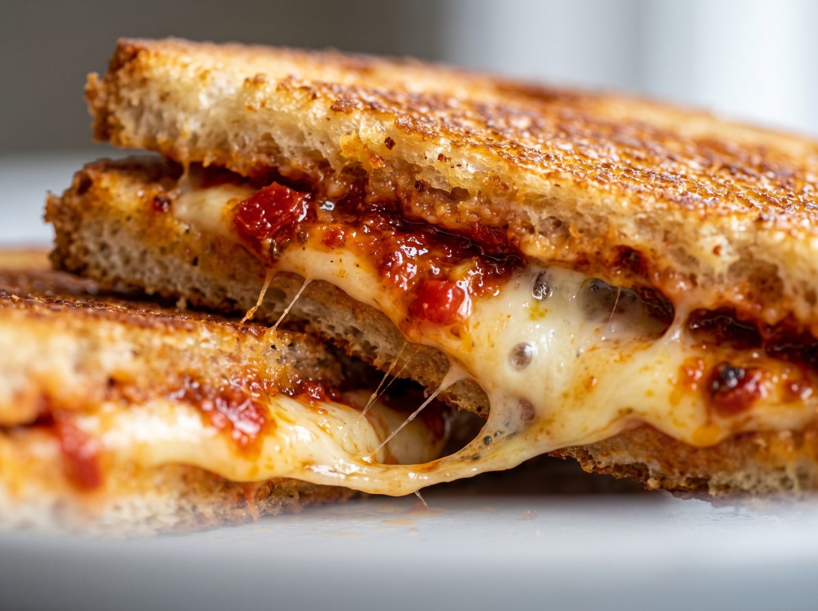 Sun-Dried Tomato Pesto Grilled Cheese — step 7