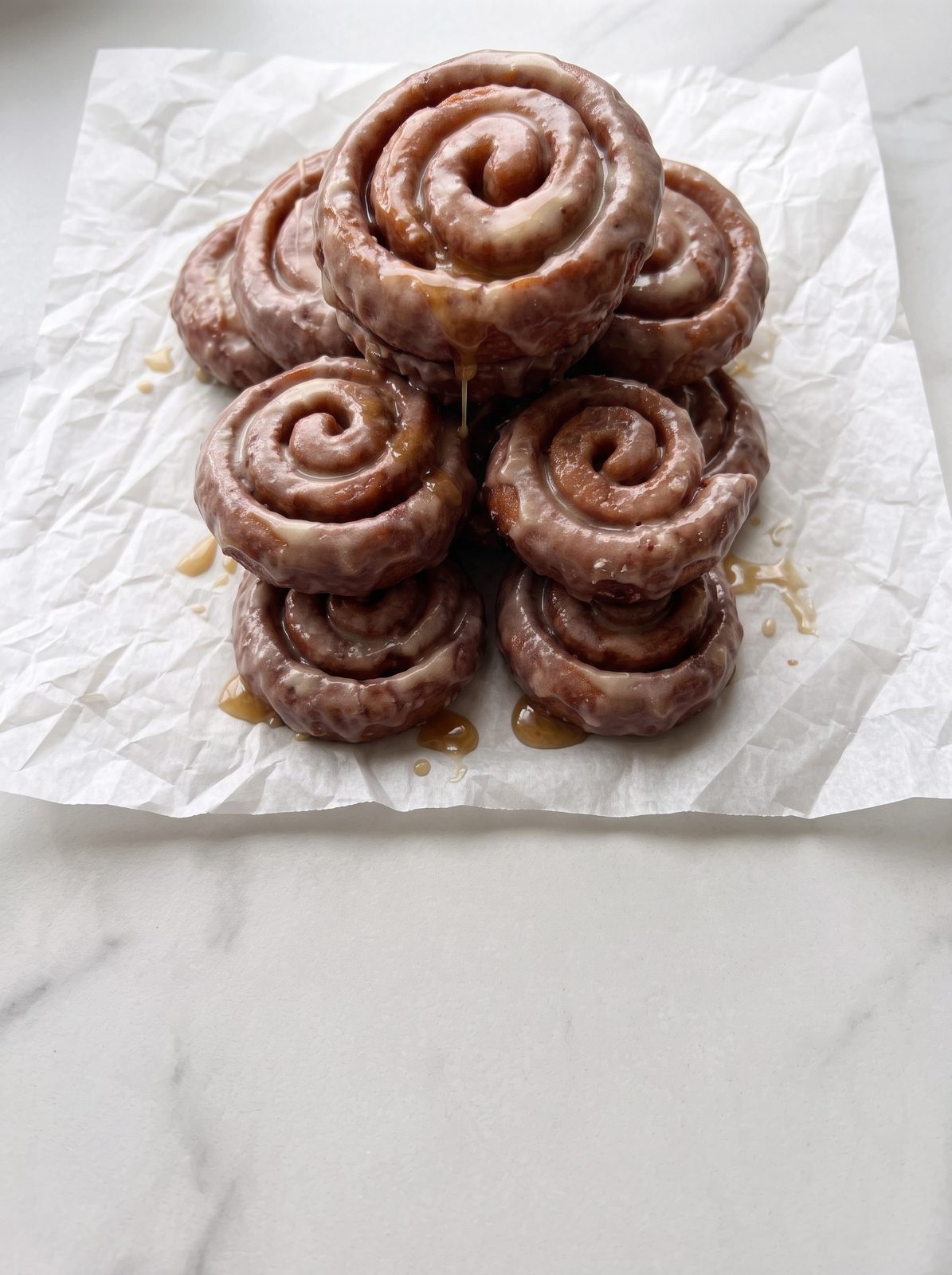 Sweet Potato Cinnamon Roll Donuts — step 11